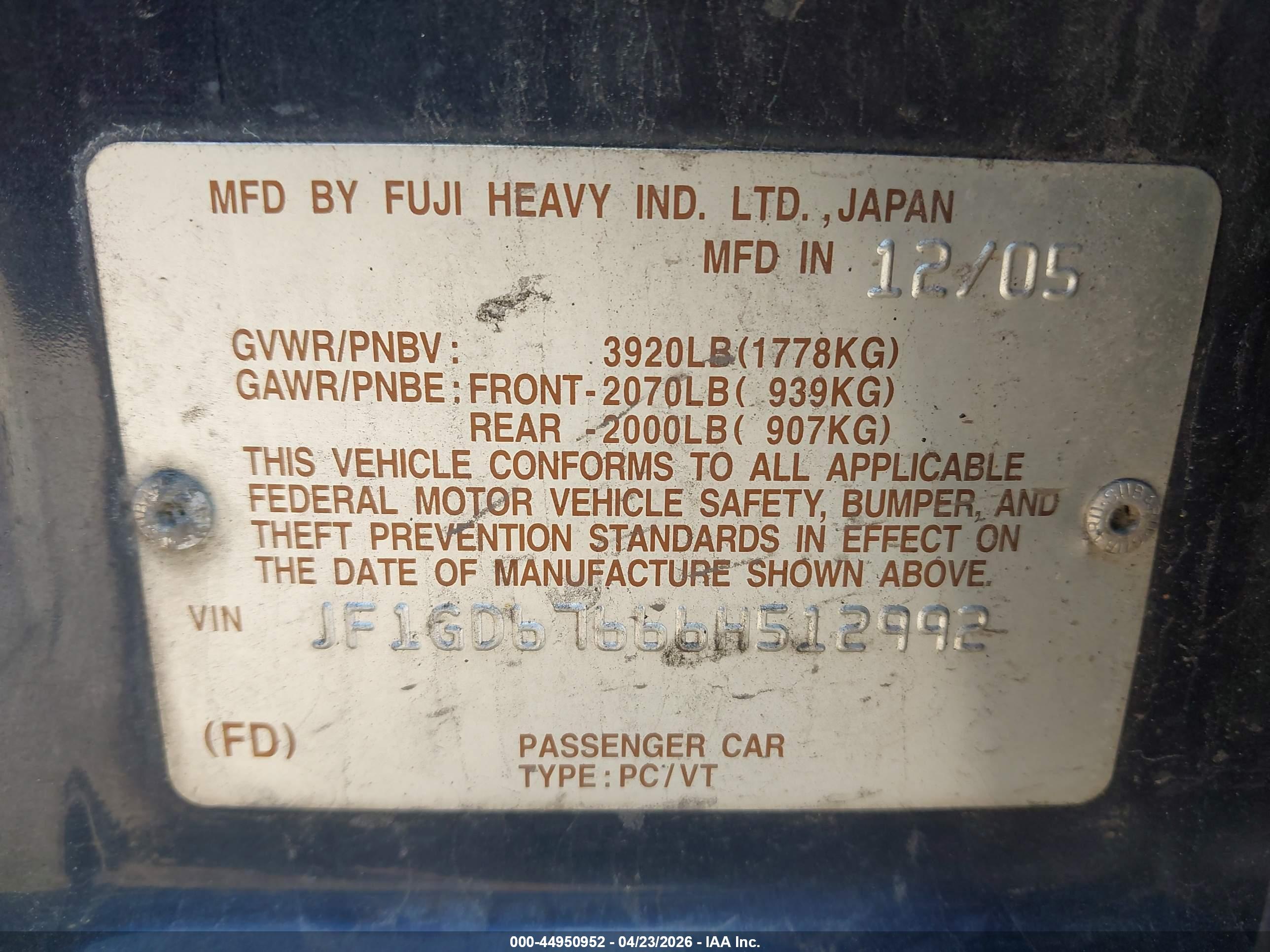 SUBARU IMPREZA image 9