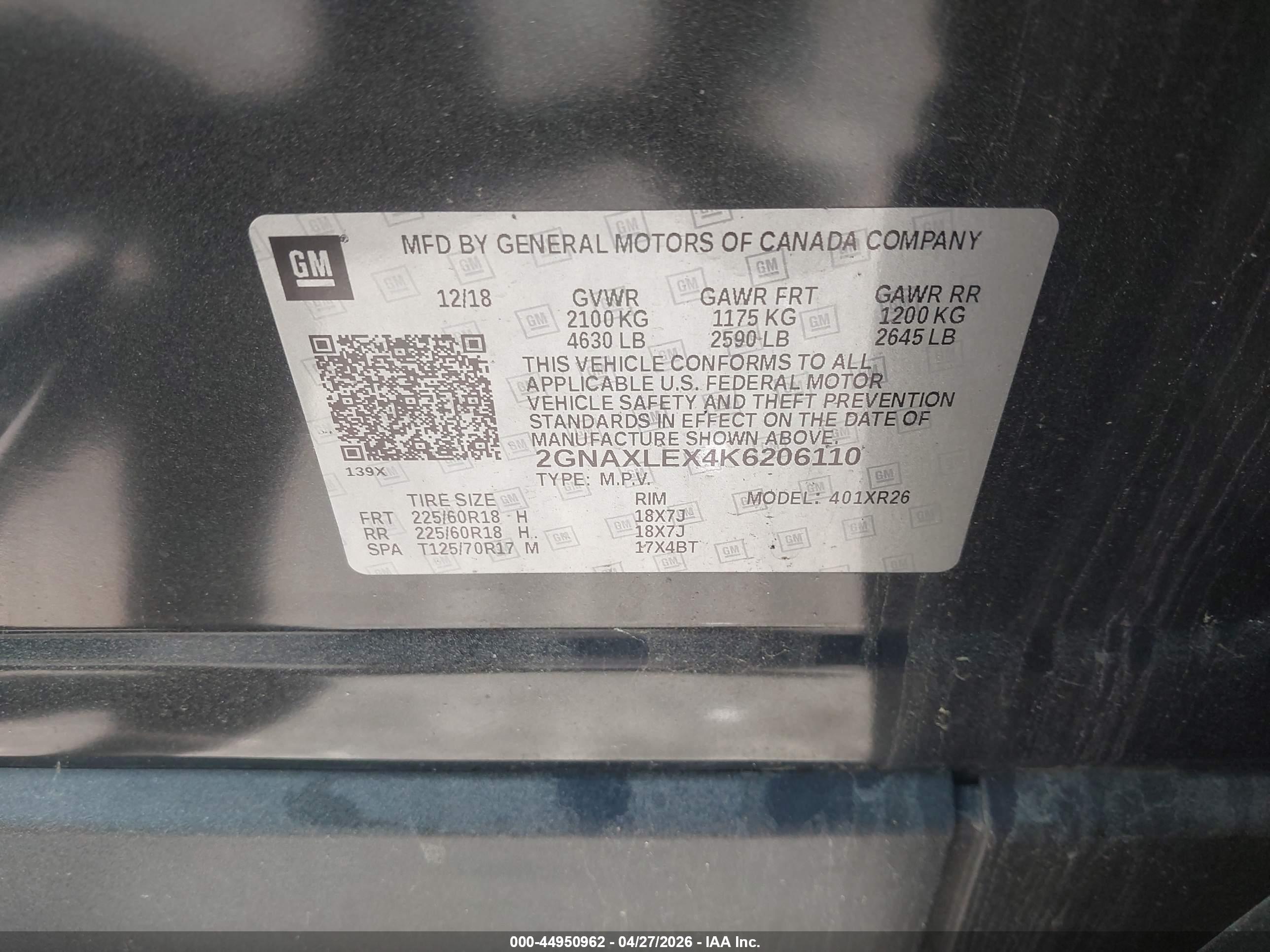 CHEVROLET EQUINOX image 9