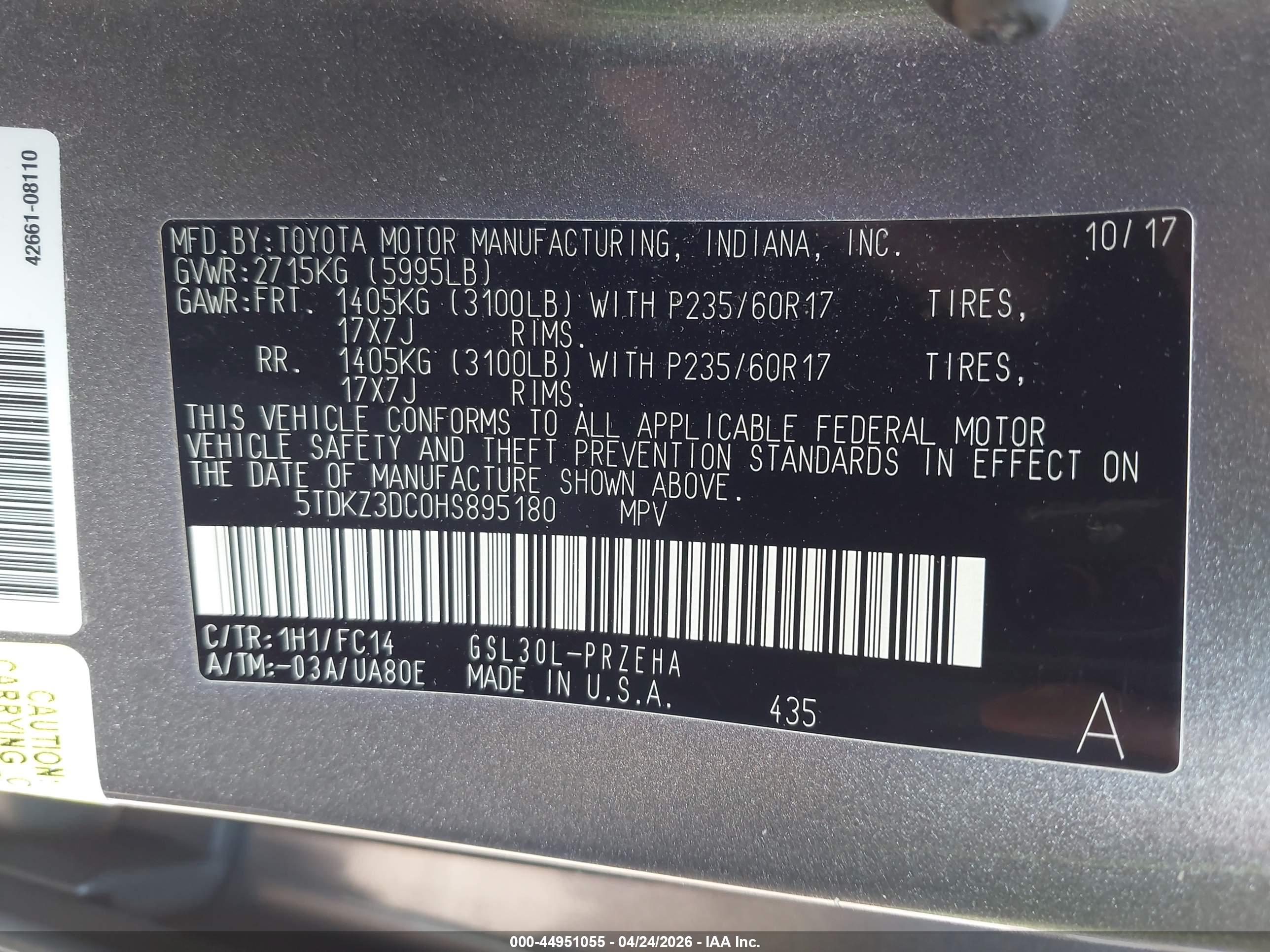 TOYOTA SIENNA image 9