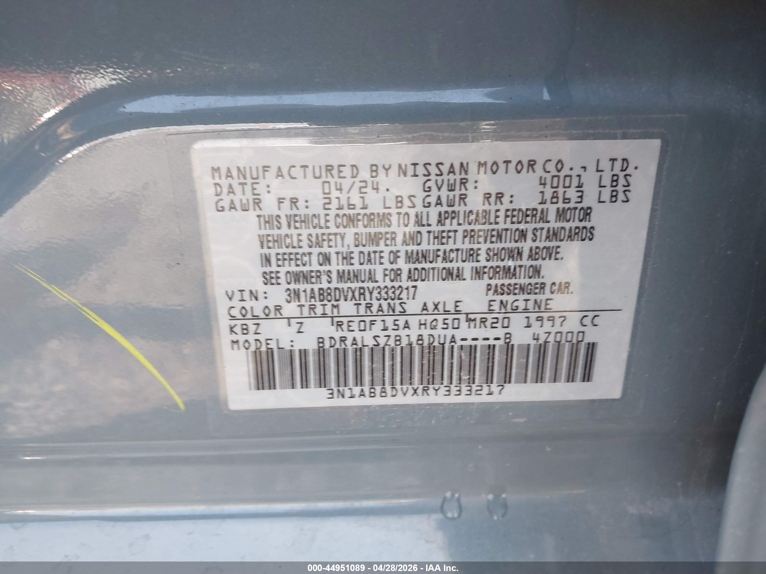 NISSAN SENTRA image 9