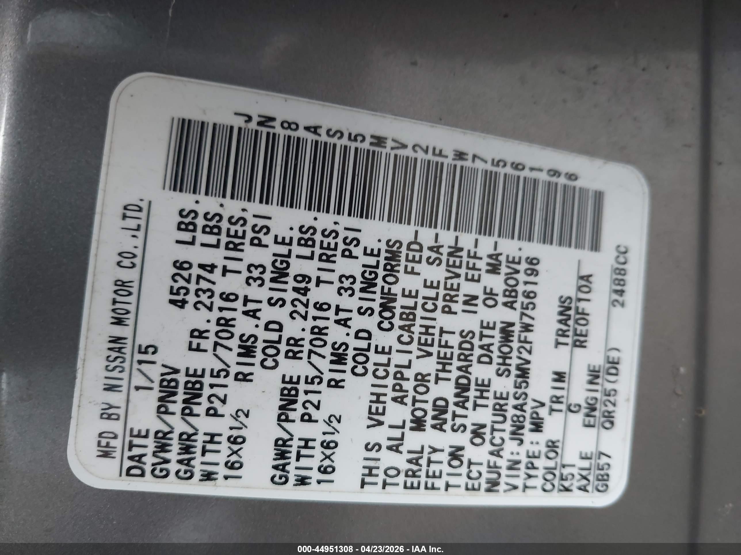NISSAN ROGUE image 9