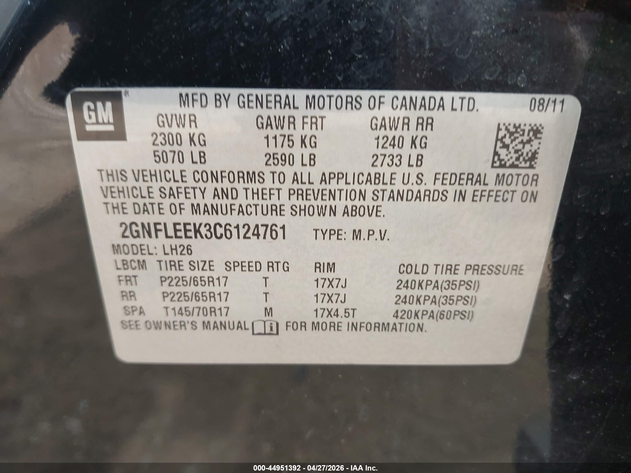CHEVROLET EQUINOX image 9