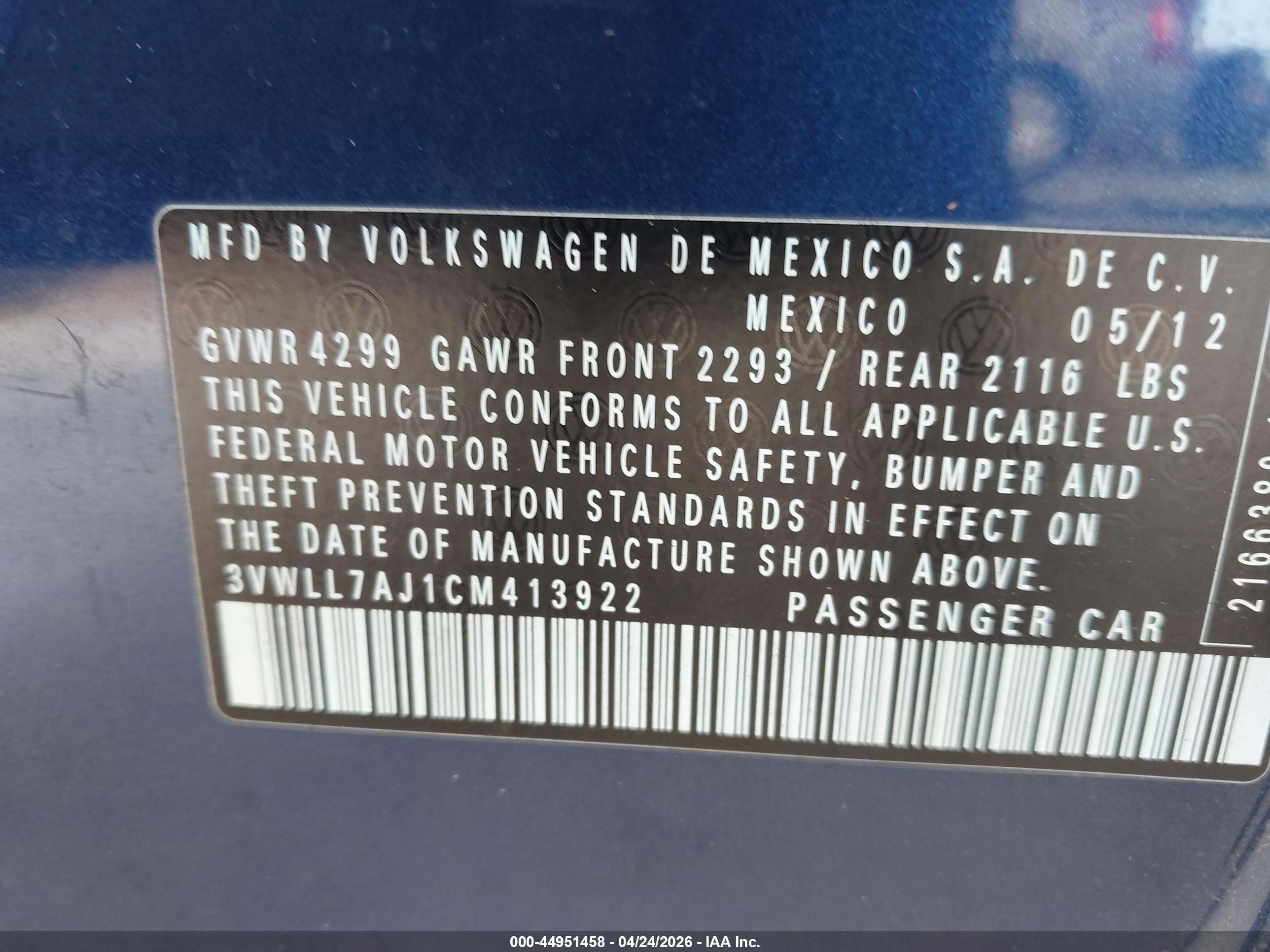 VOLKSWAGEN JETTA image 9