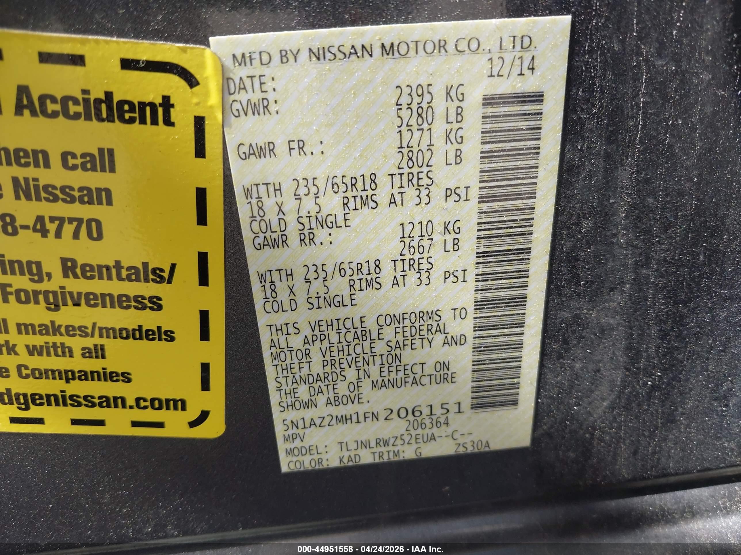 NISSAN MURANO image 9