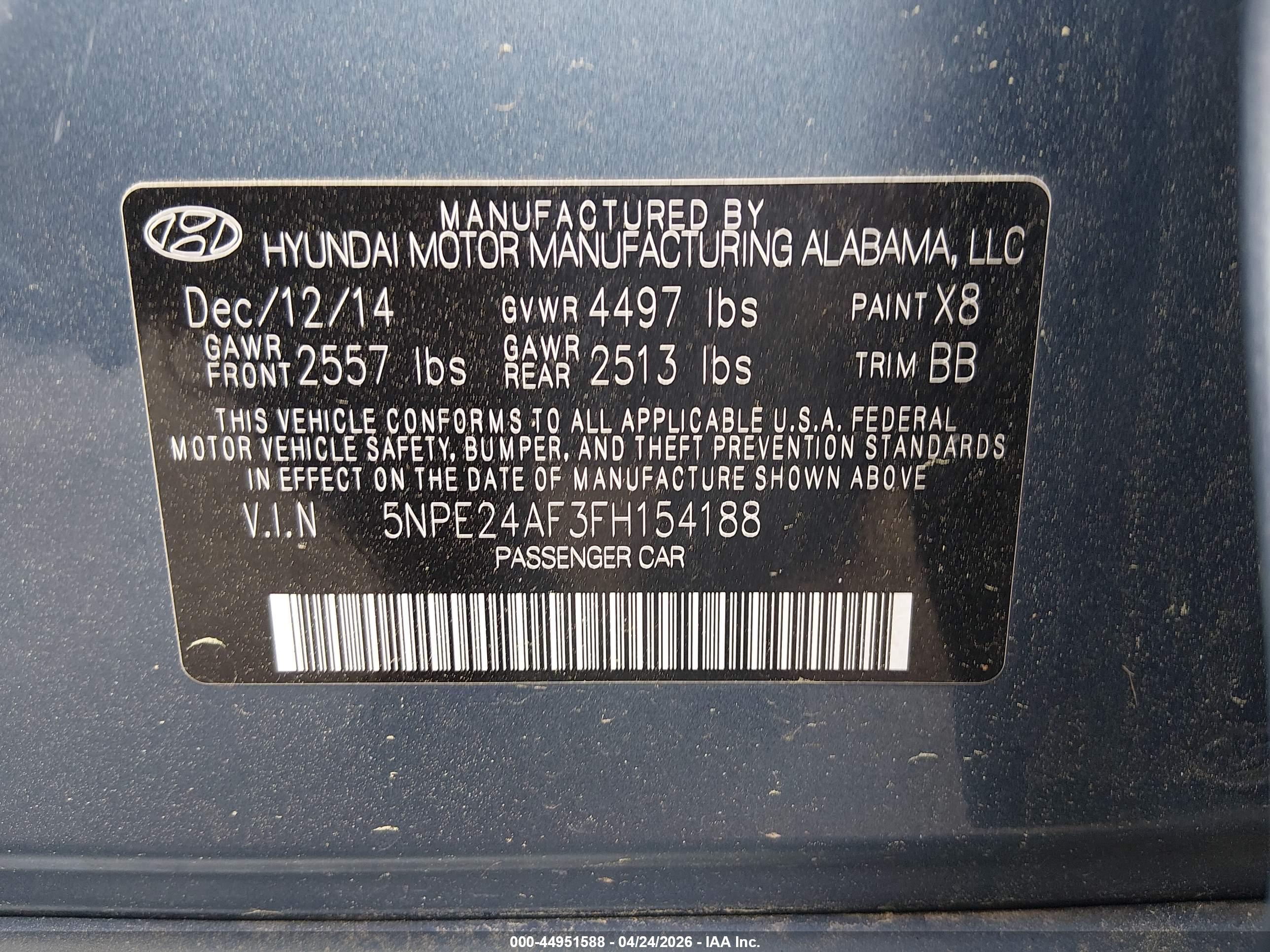 HYUNDAI SONATA image 9