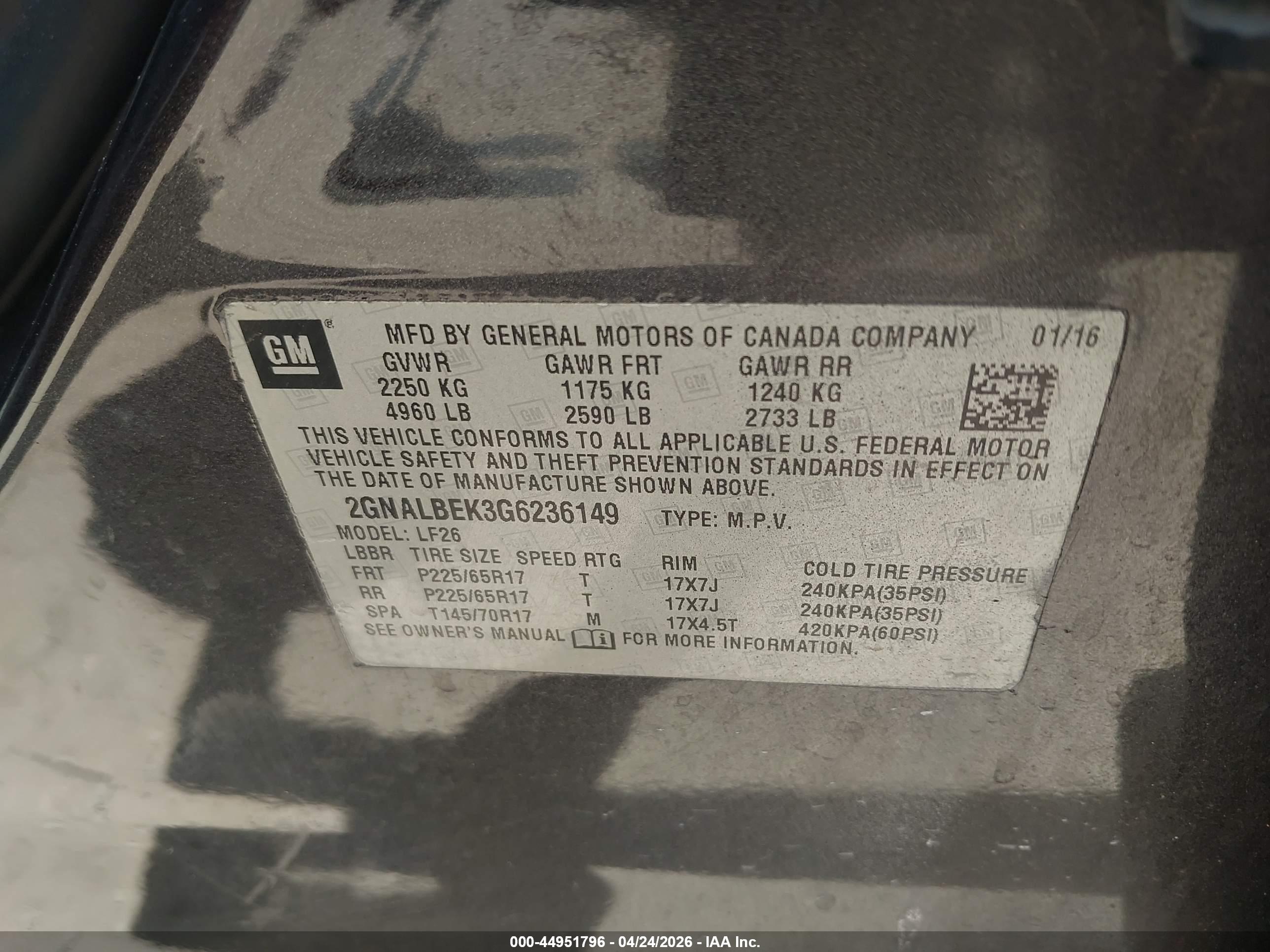 CHEVROLET EQUINOX image 9