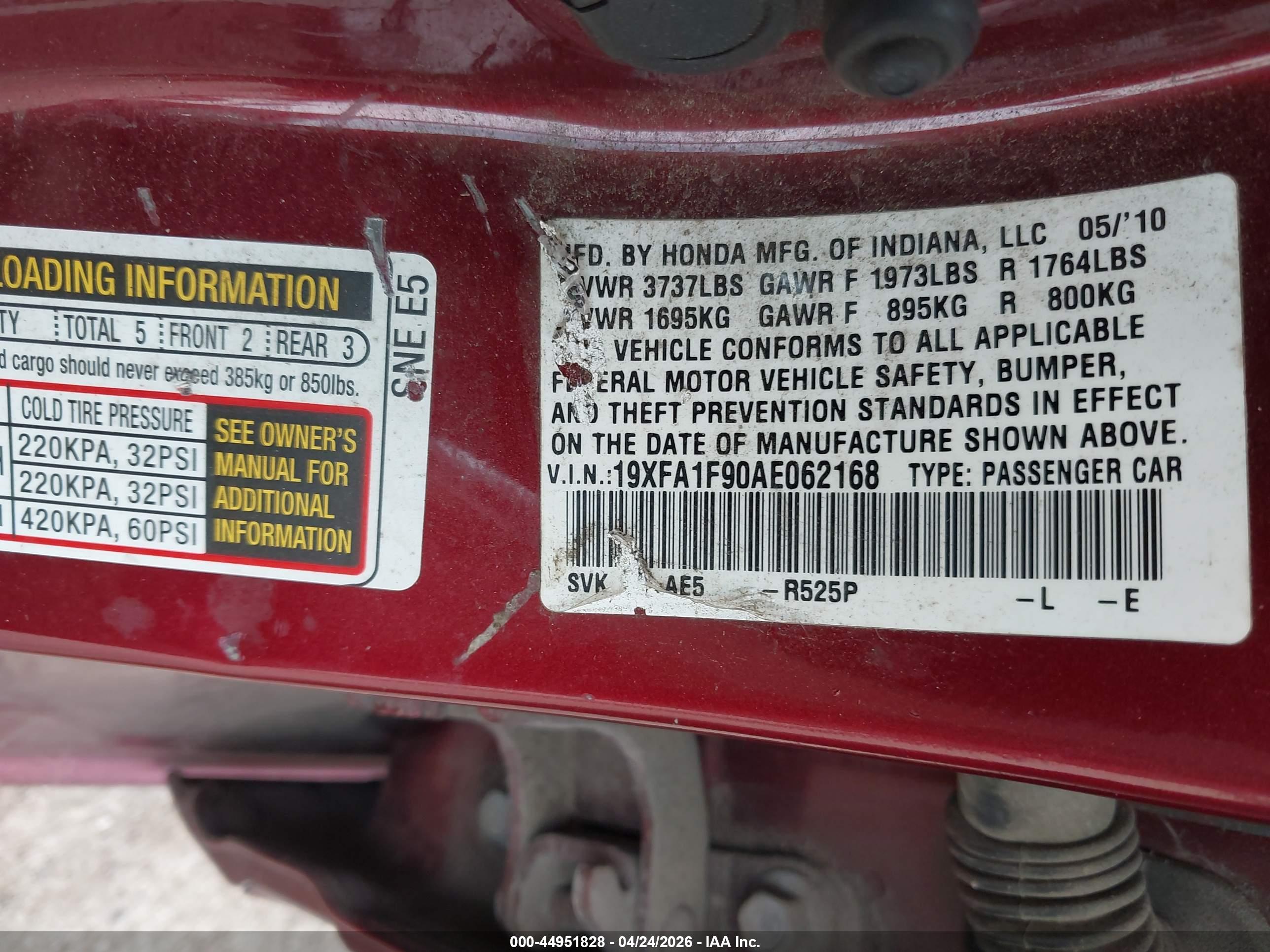 HONDA CIVIC image 9