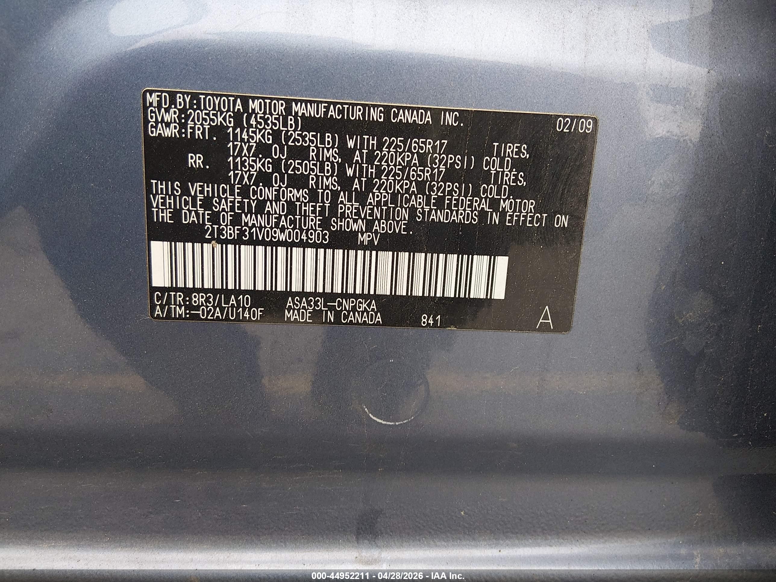 TOYOTA RAV4 image 9