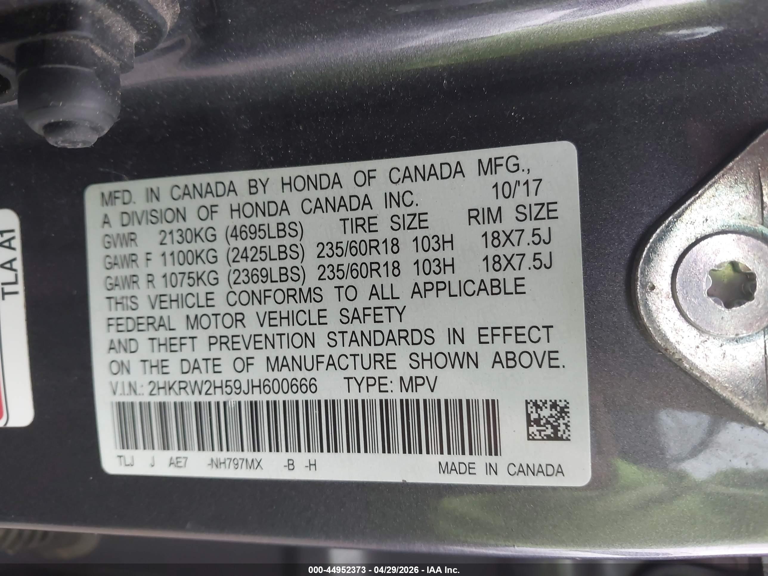 HONDA CR-V image 9