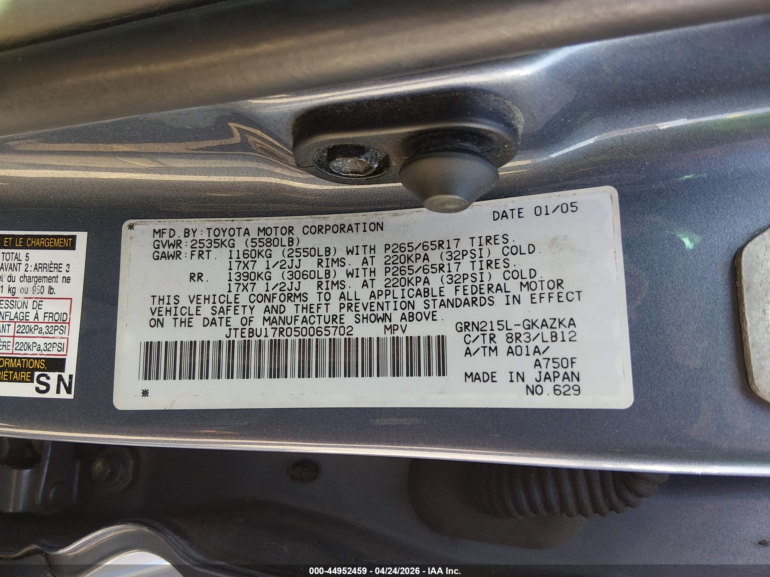 TOYOTA 4RUNNER image 9