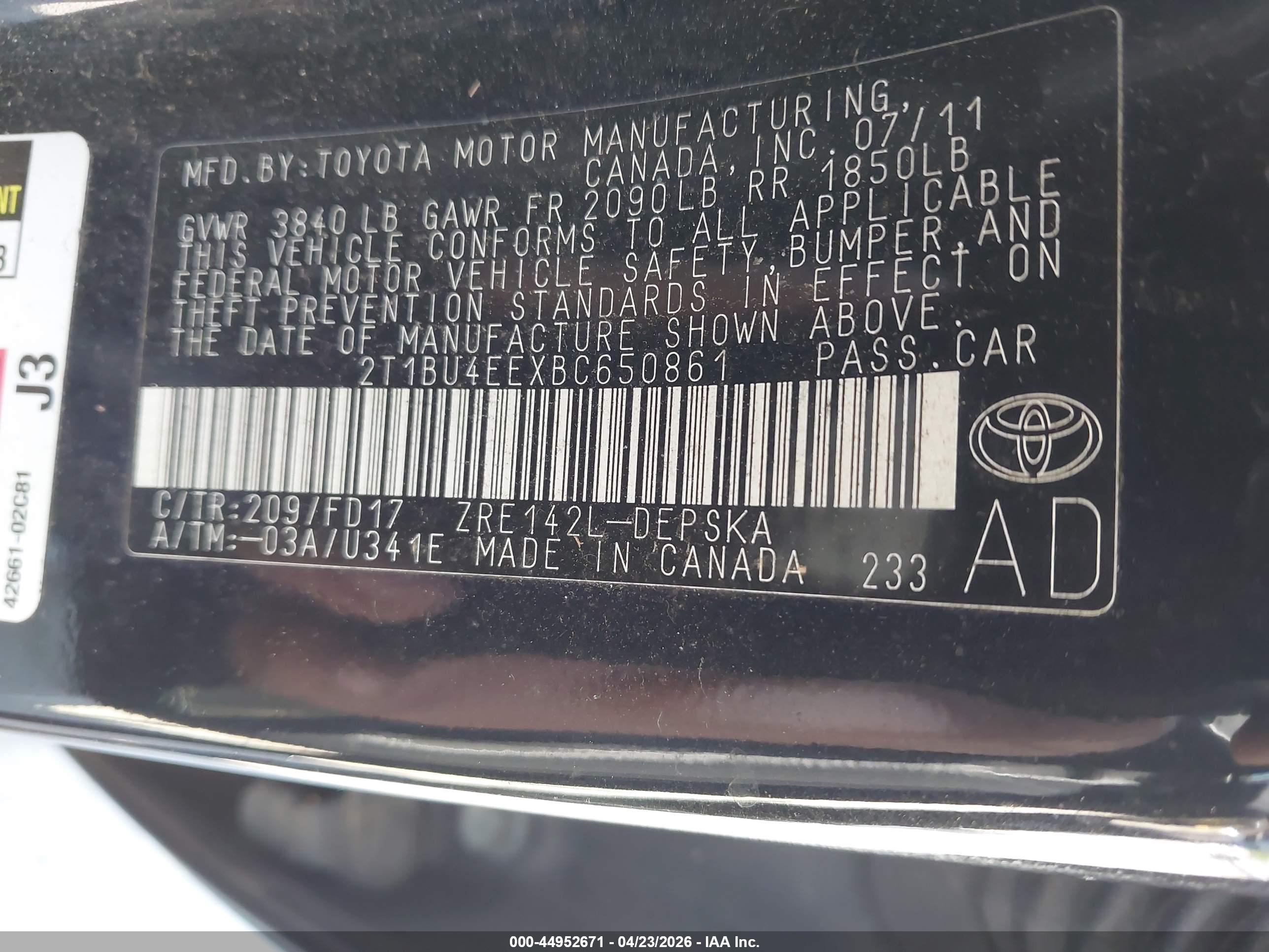 TOYOTA COROLLA image 9