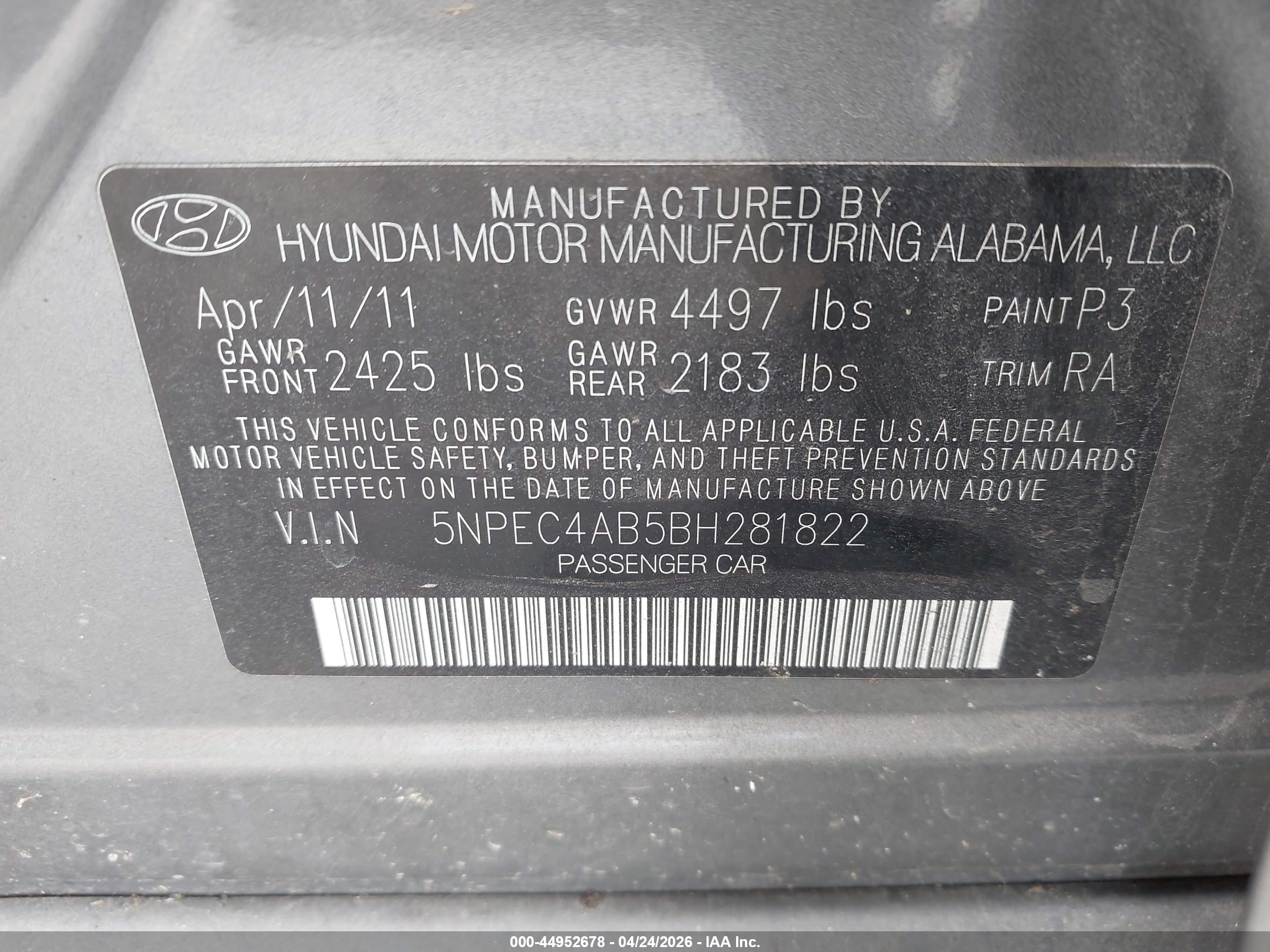 HYUNDAI SONATA image 9