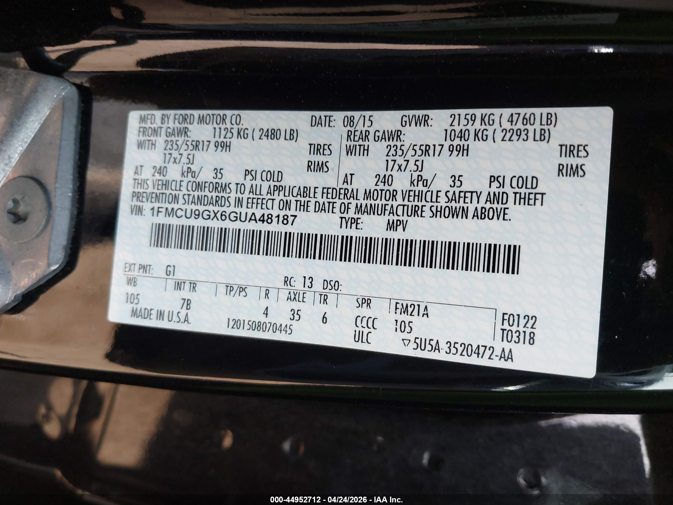 FORD ESCAPE image 9