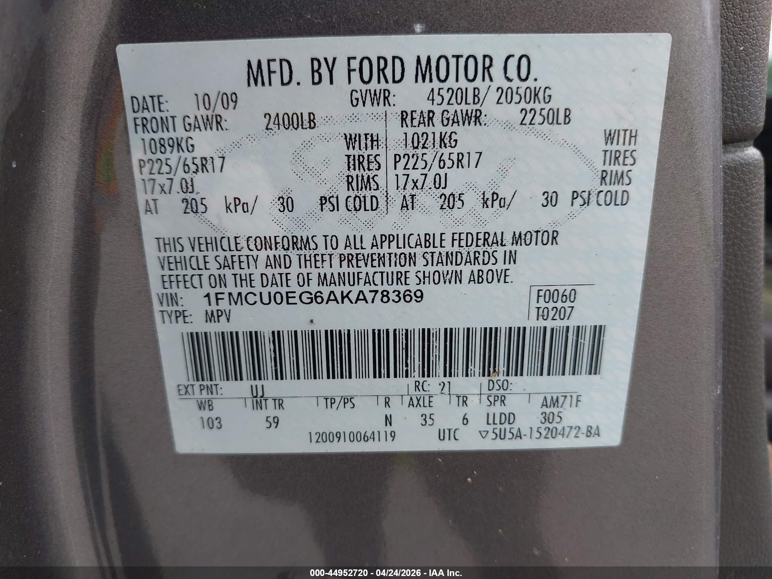 FORD ESCAPE image 9