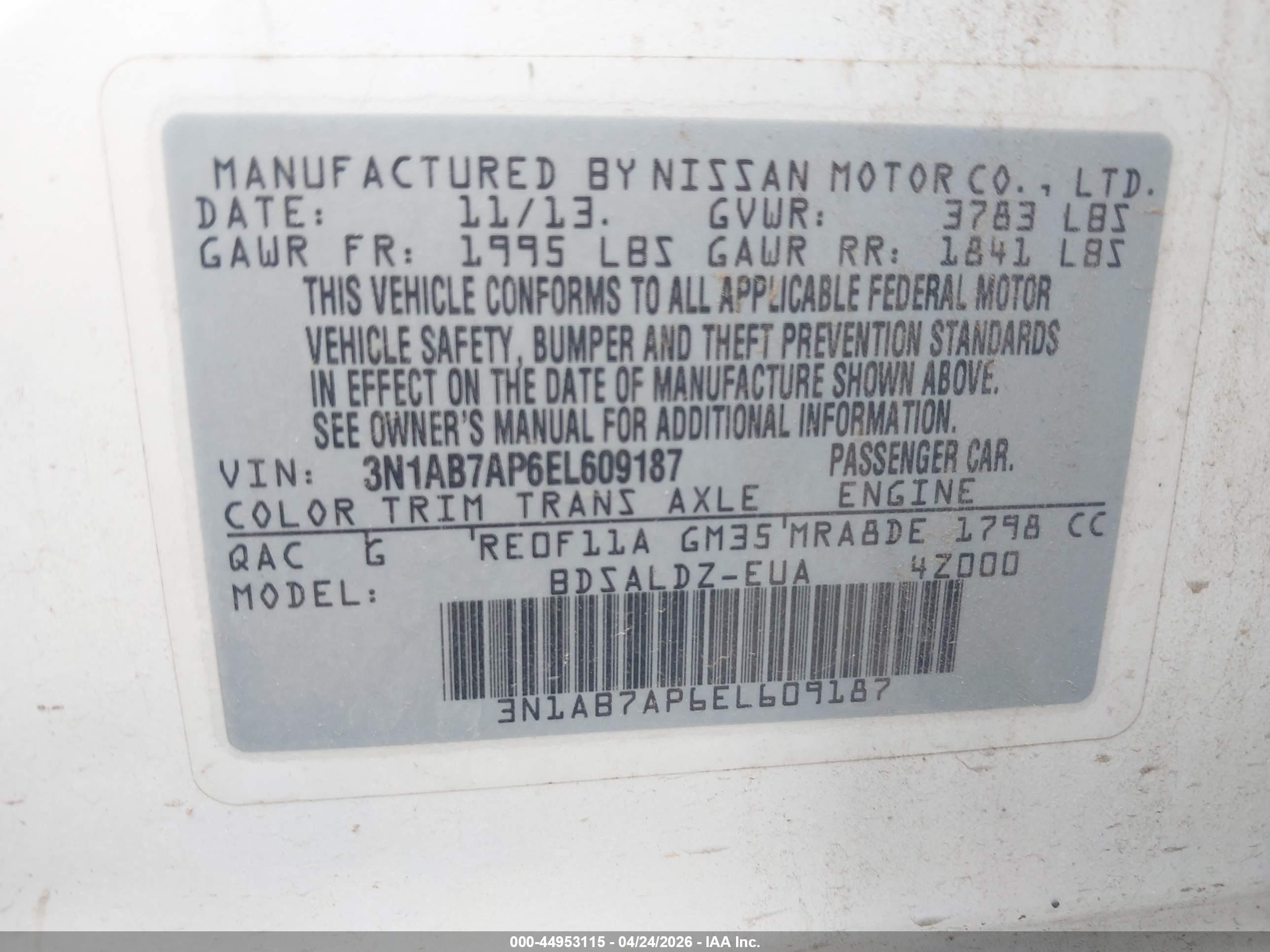 NISSAN SENTRA image 9