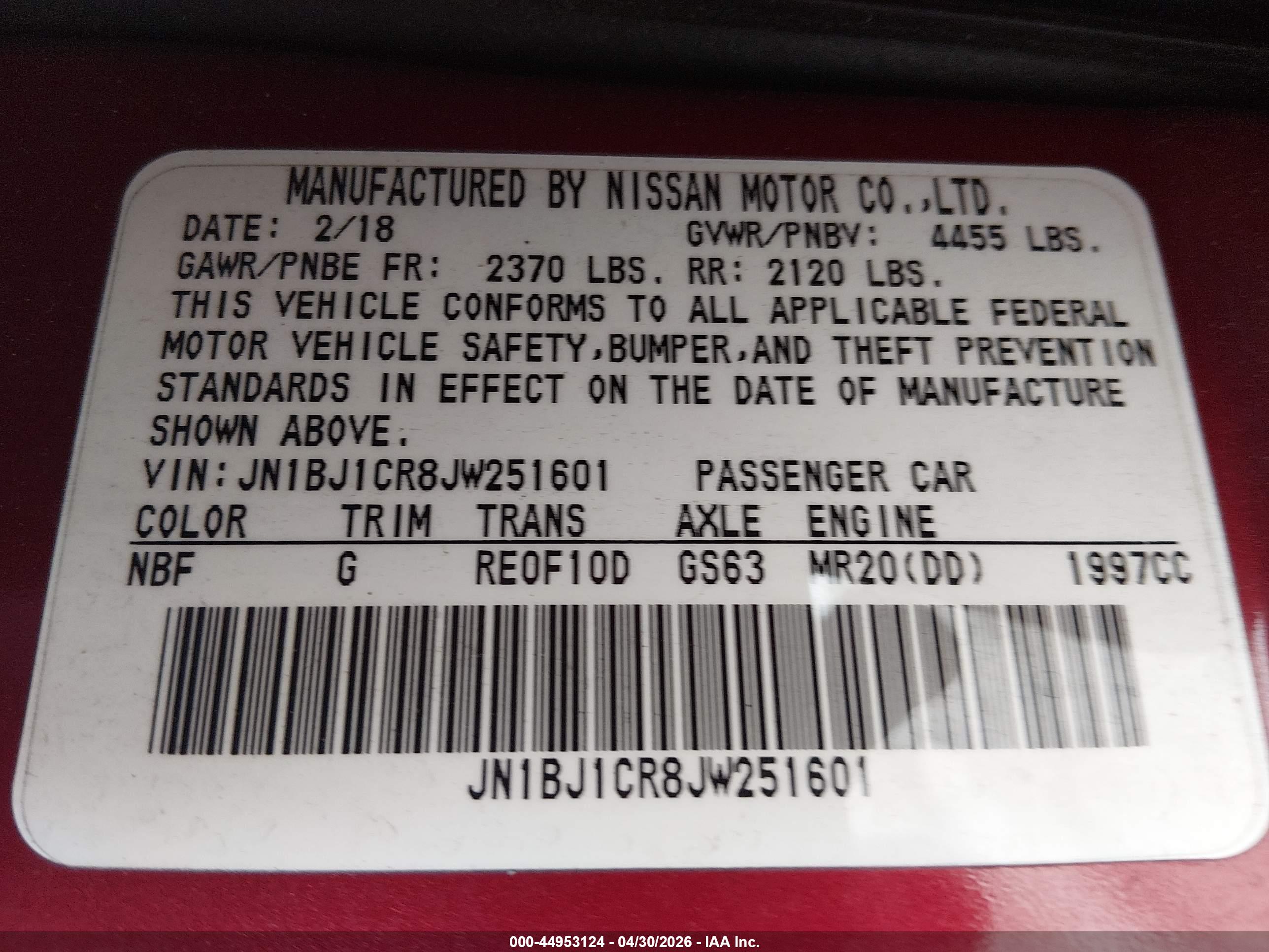 NISSAN ROGUE image 9