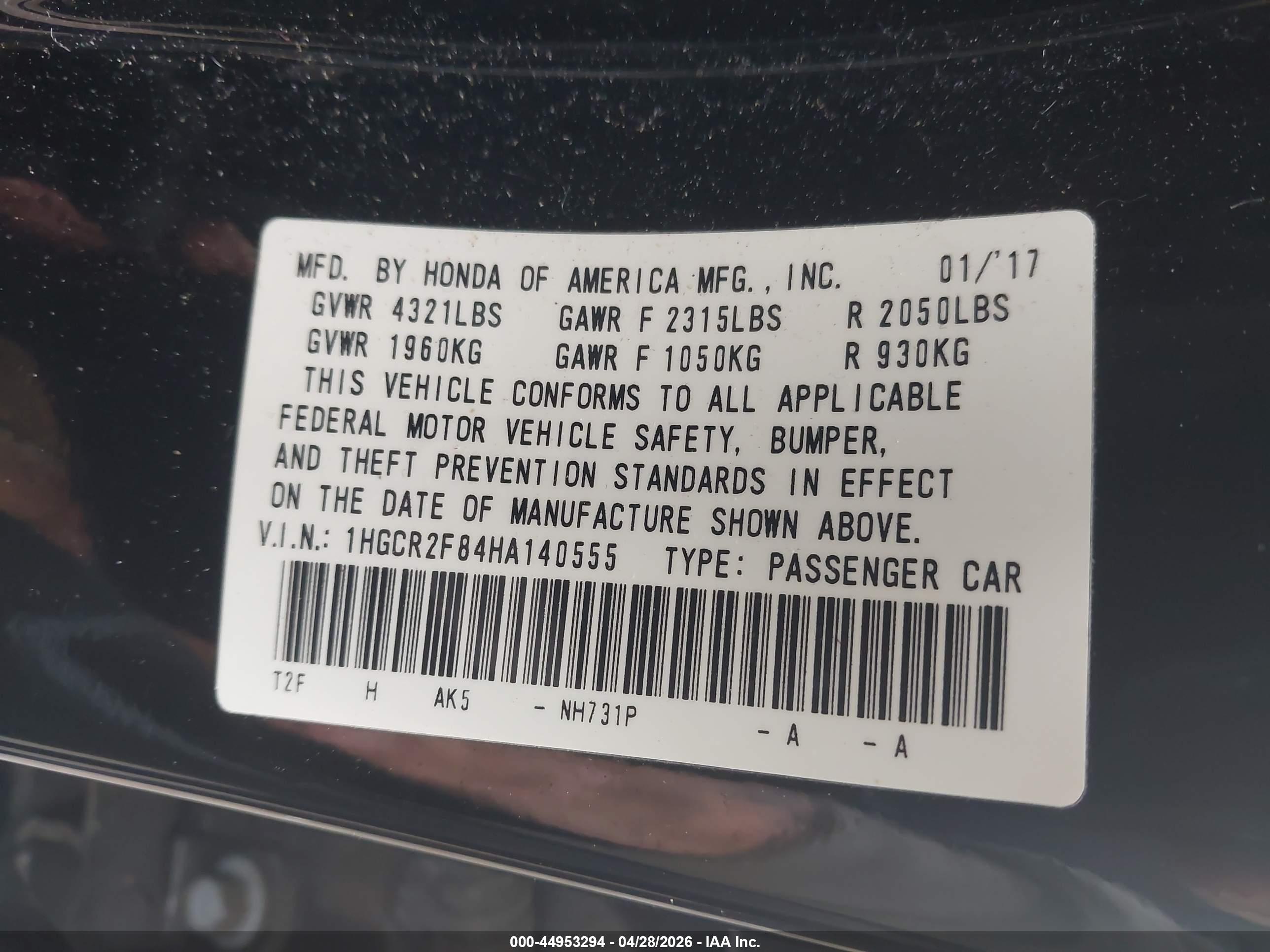 HONDA ACCORD image 9