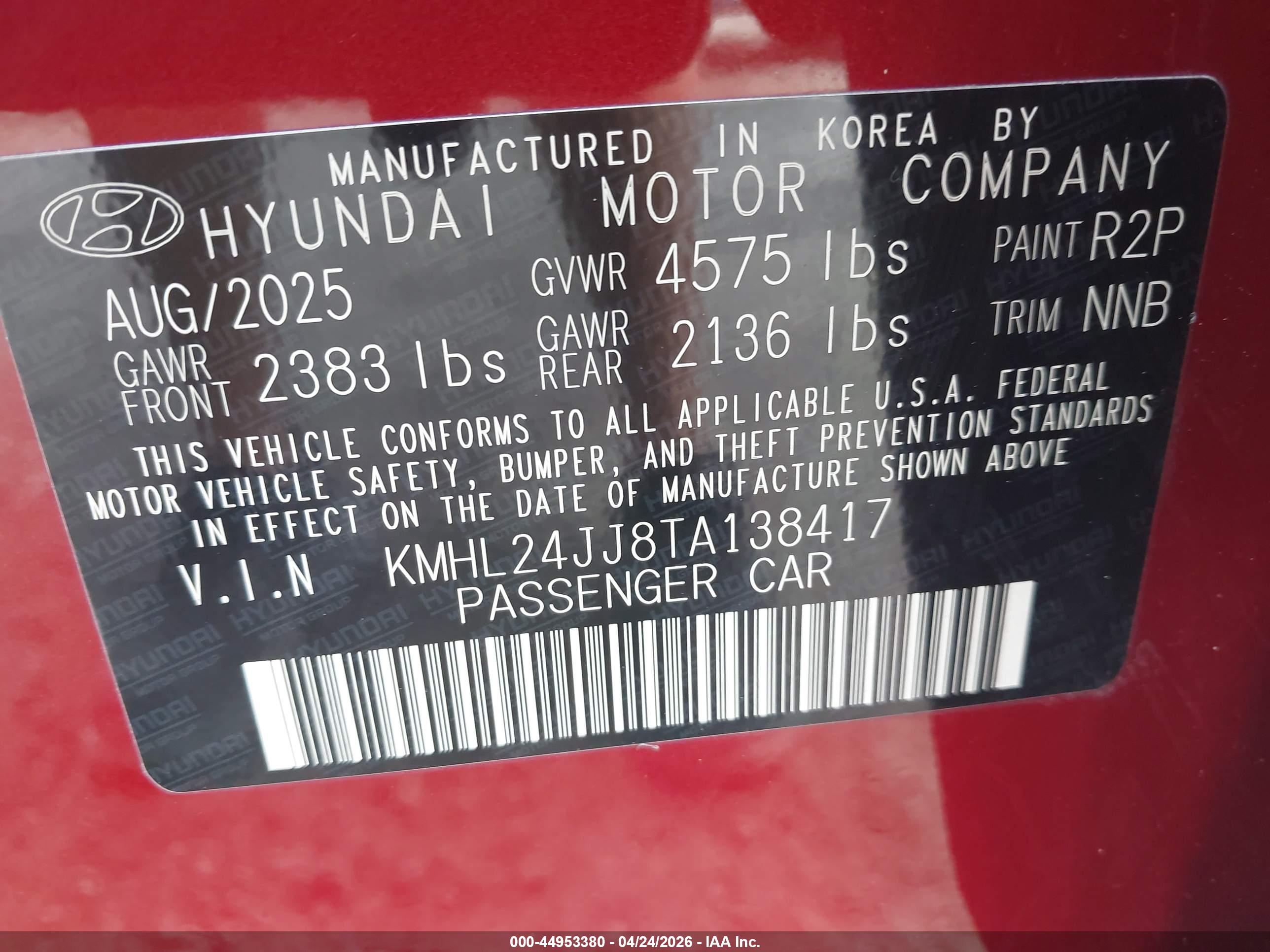 HYUNDAI SONATA image 9