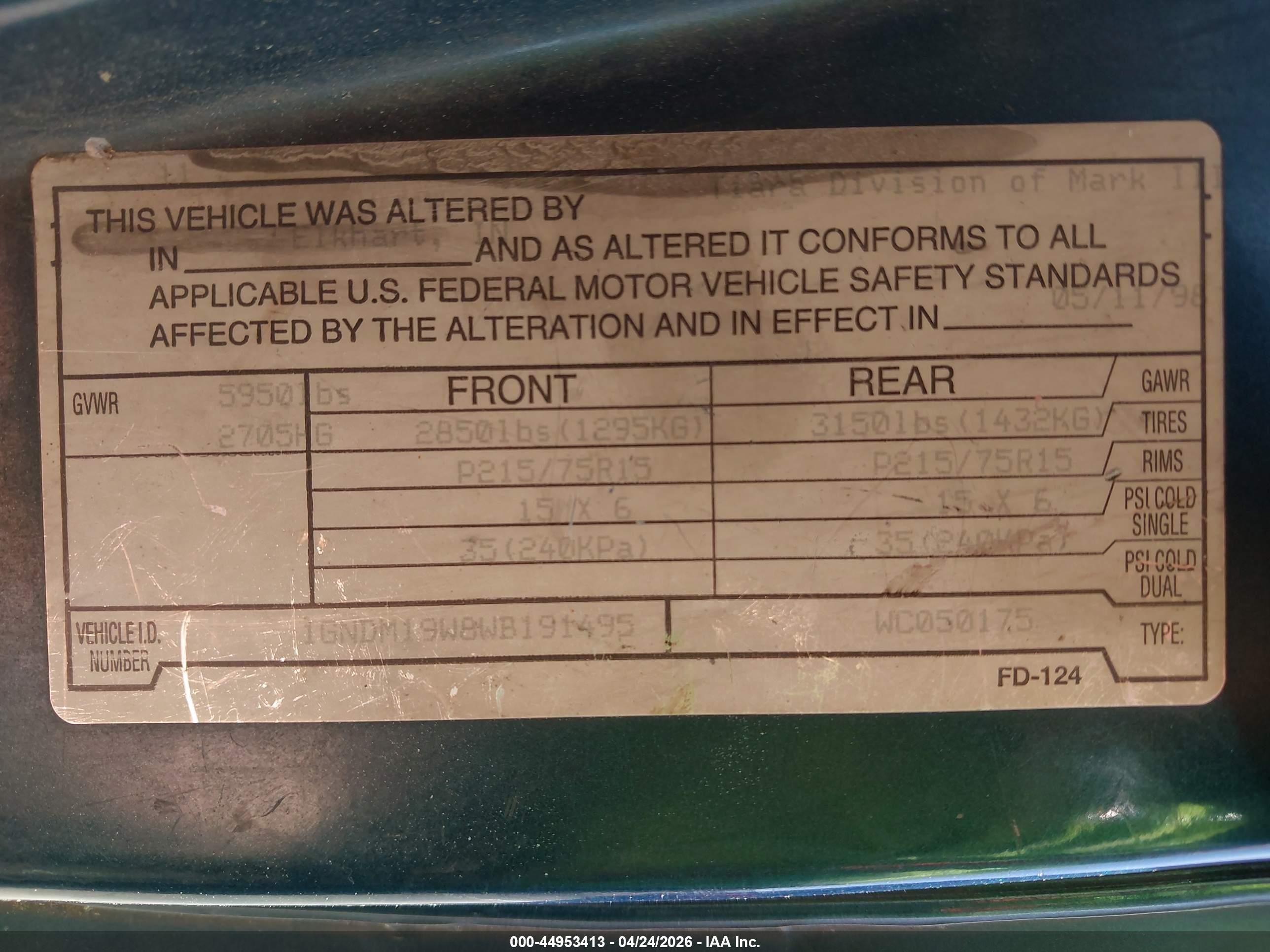 CHEVROLET ASTRO image 9