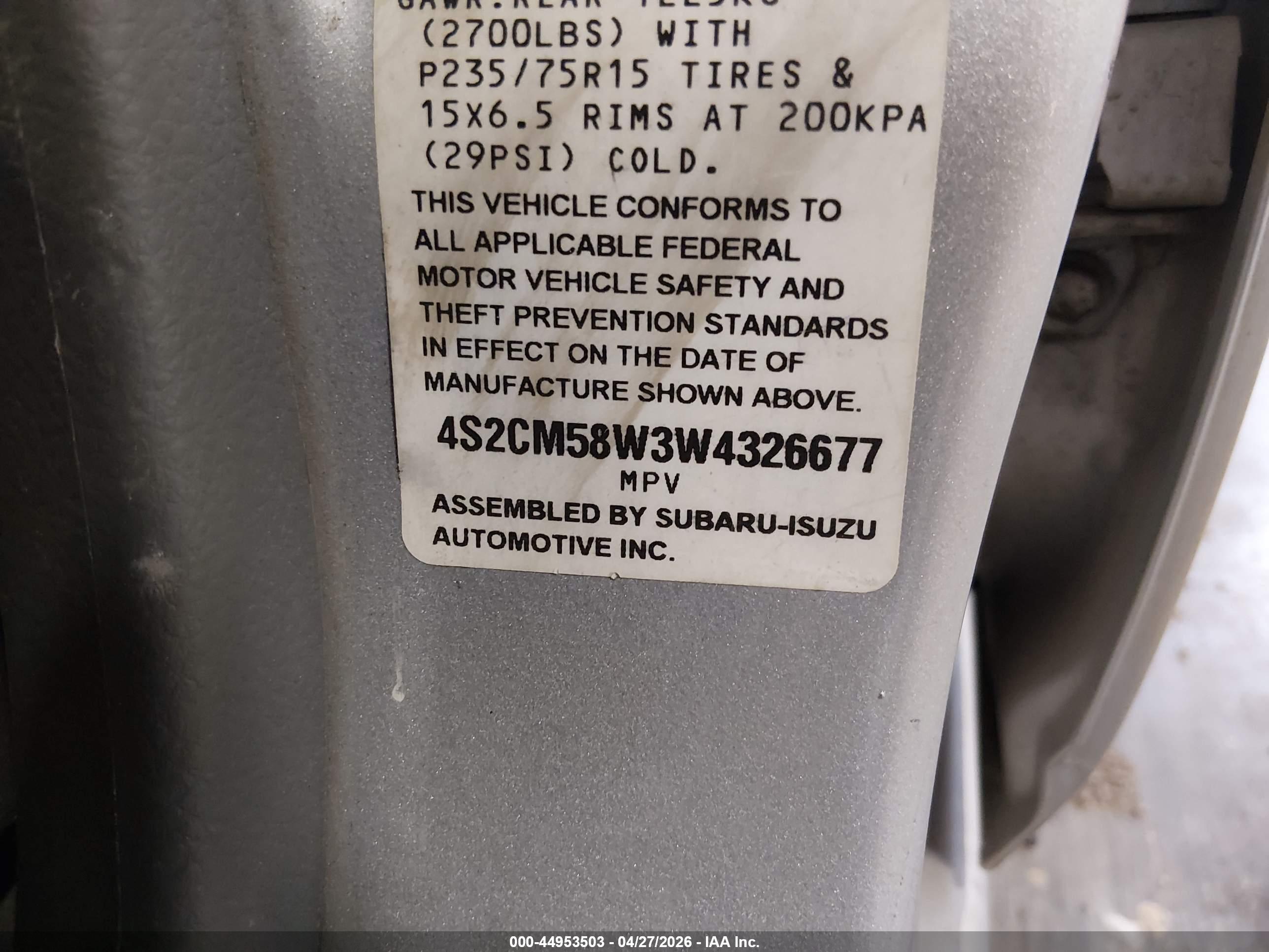 ISUZU RODEO image 9