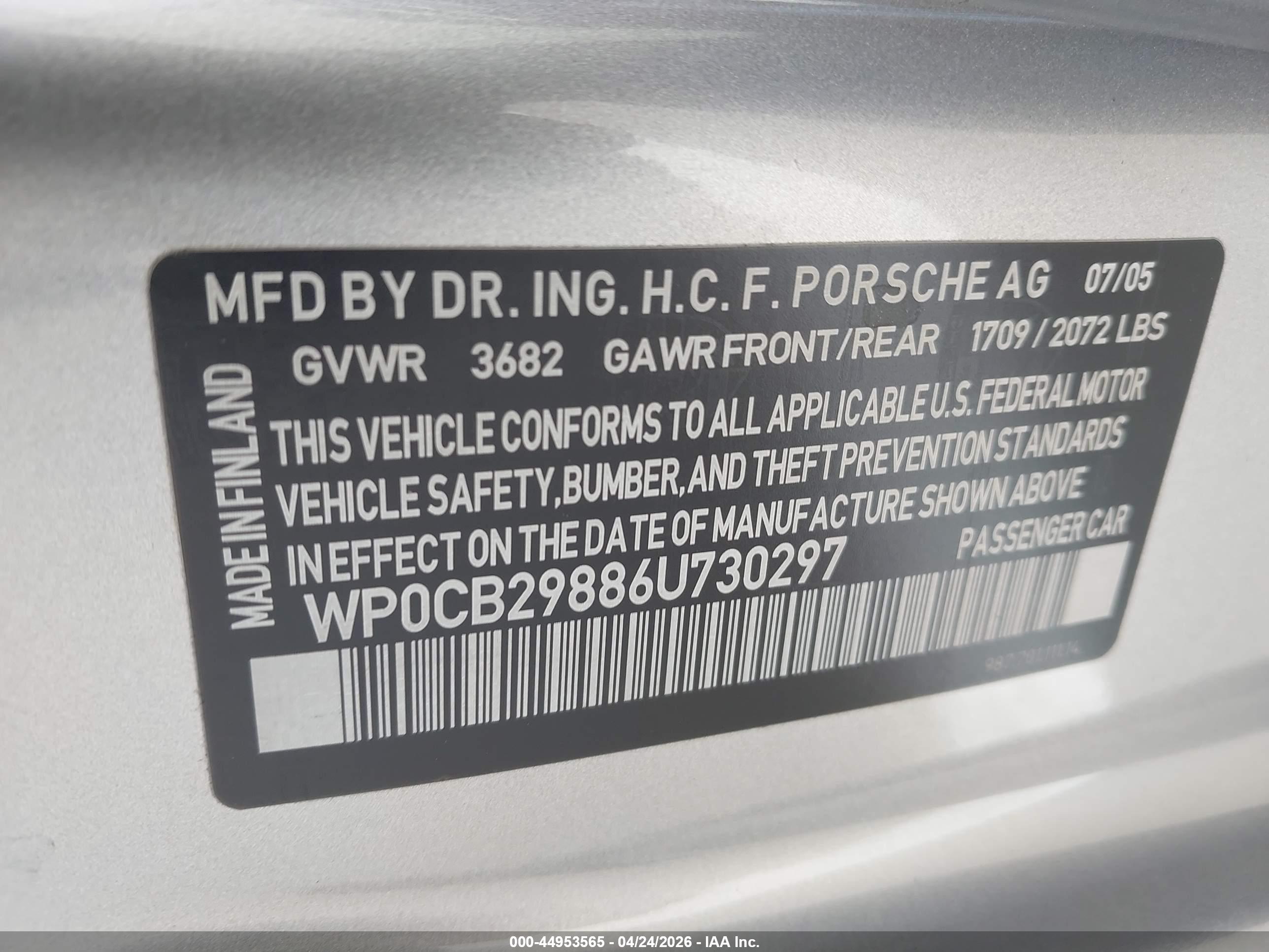 PORSCHE BOXSTER image 9