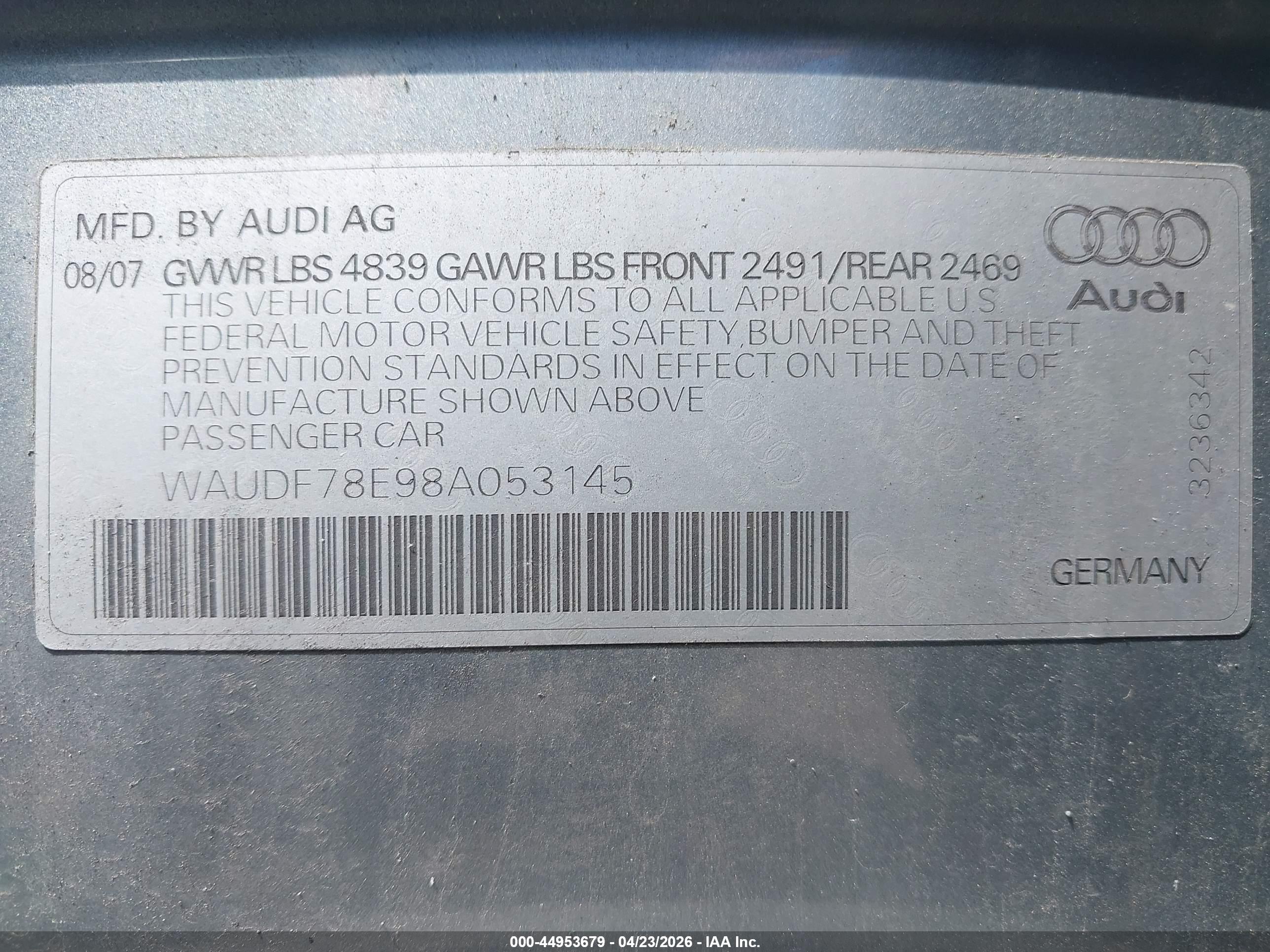 AUDI A4 image 9