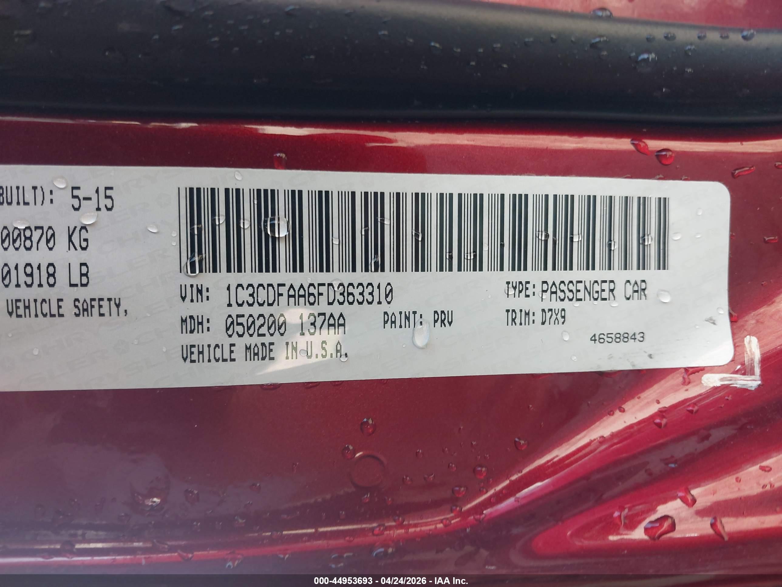 DODGE DART image 9