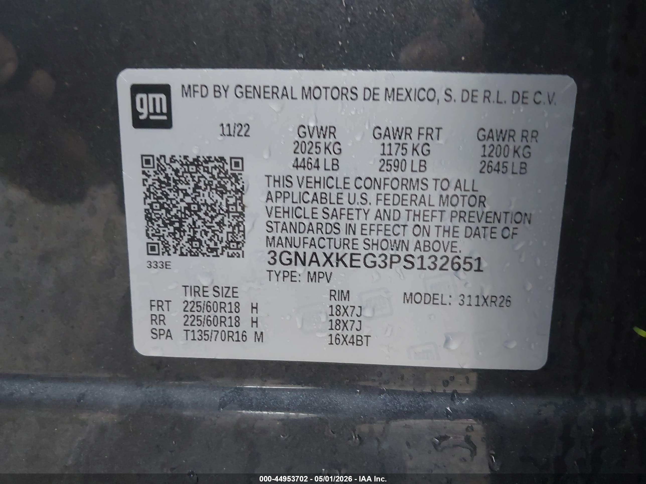 CHEVROLET EQUINOX image 9
