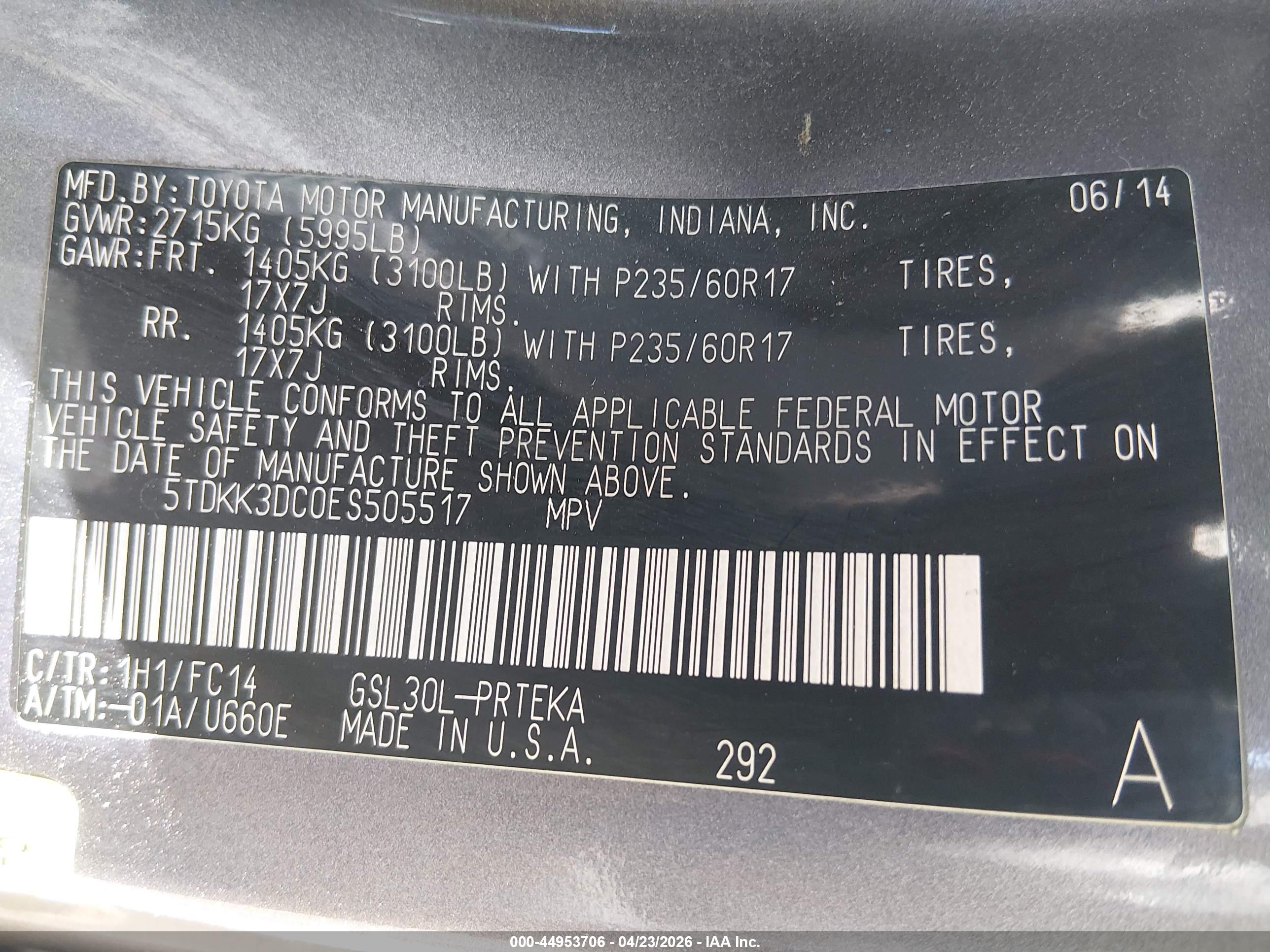 TOYOTA SIENNA image 9