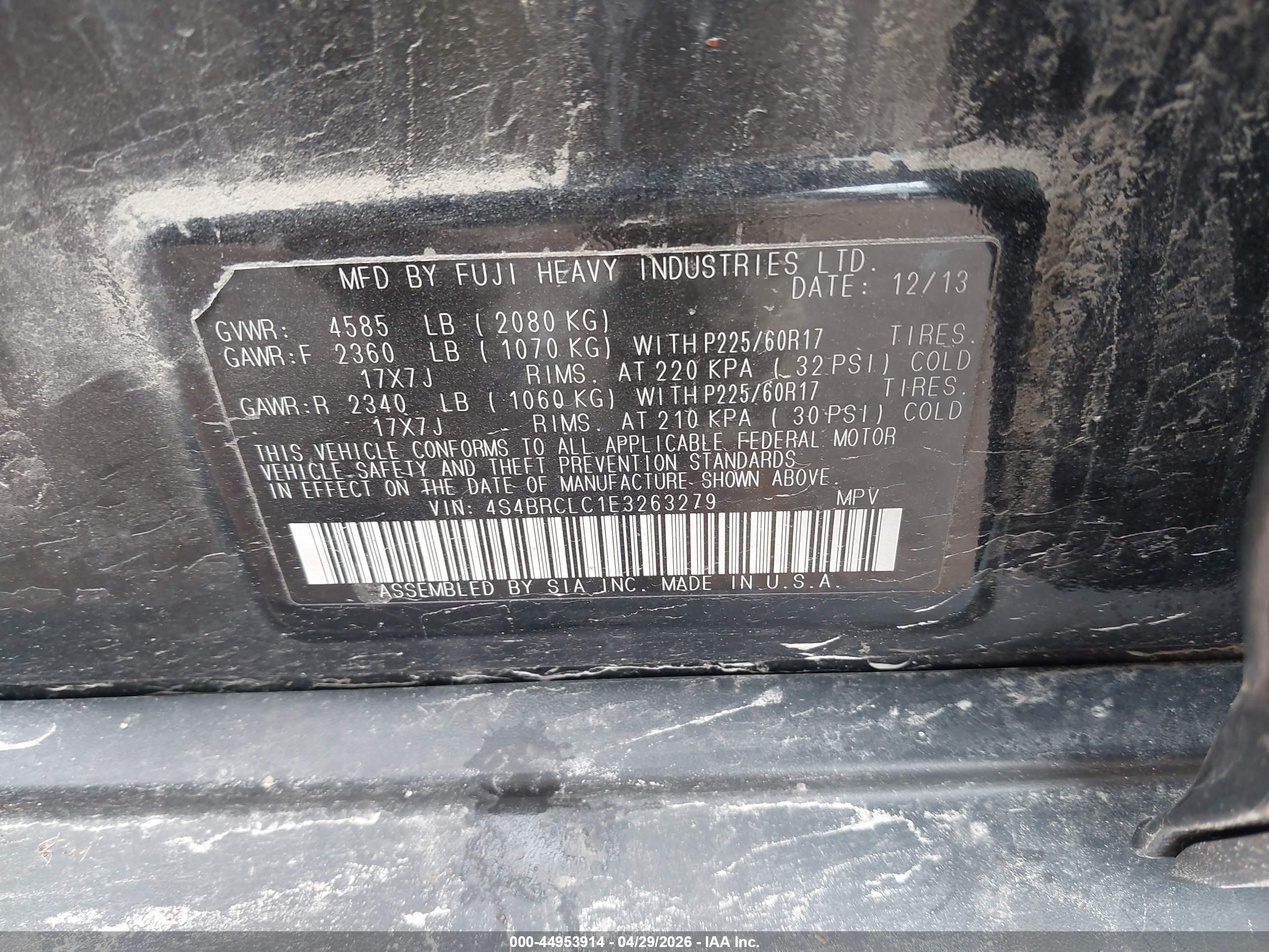 SUBARU OUTBACK image 9