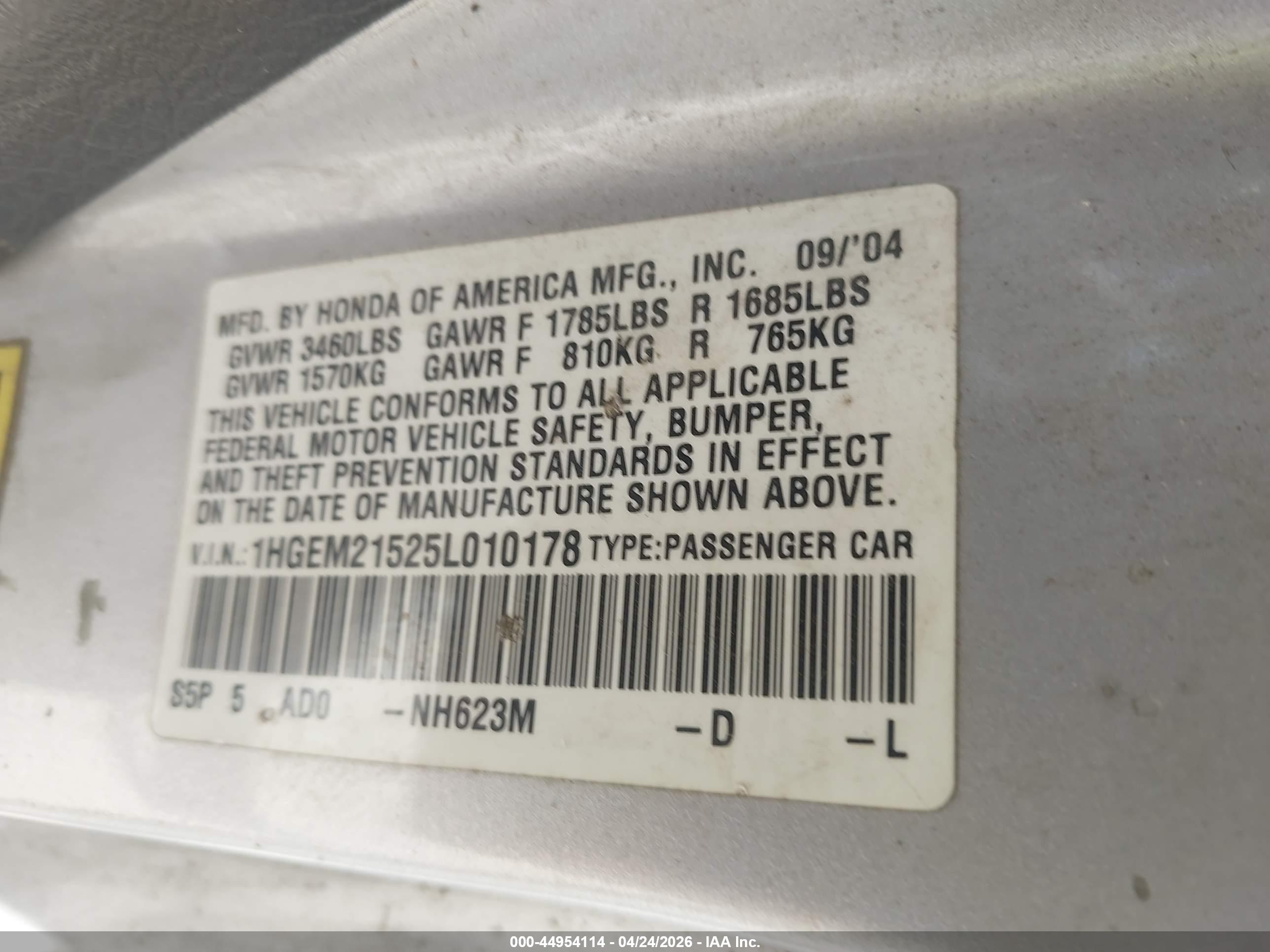 HONDA CIVIC image 9