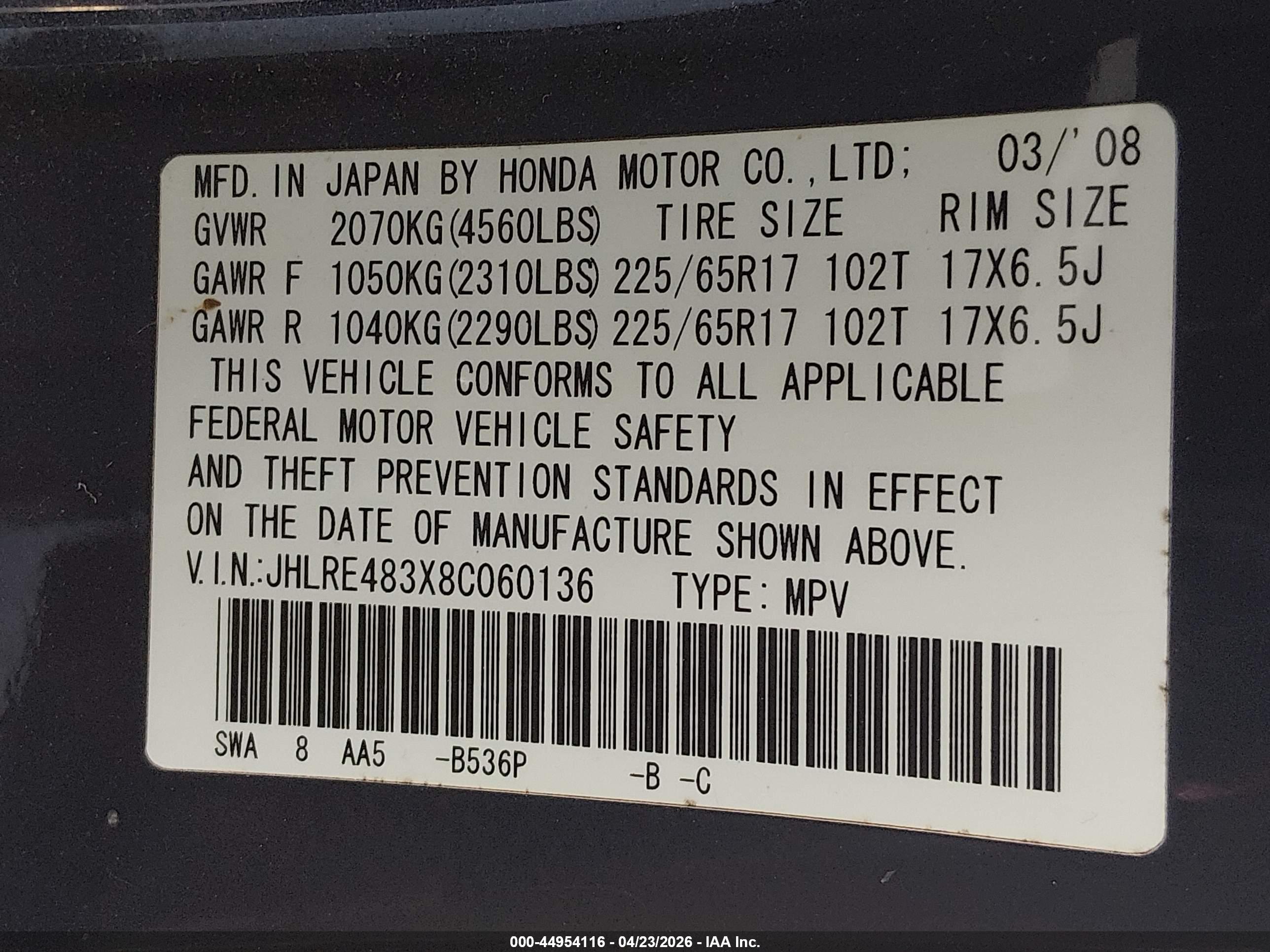 HONDA CR-V image 9