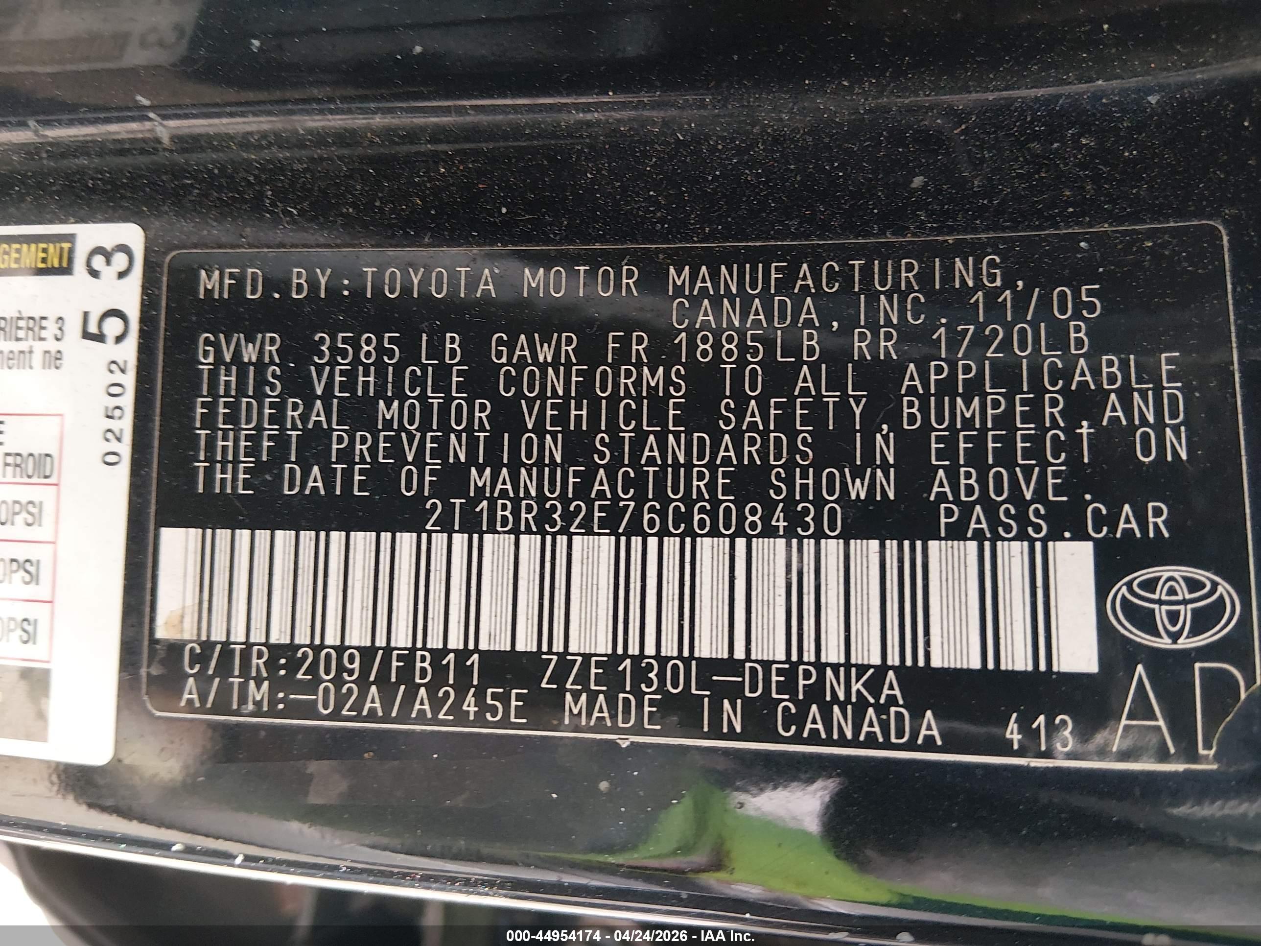 TOYOTA COROLLA image 9