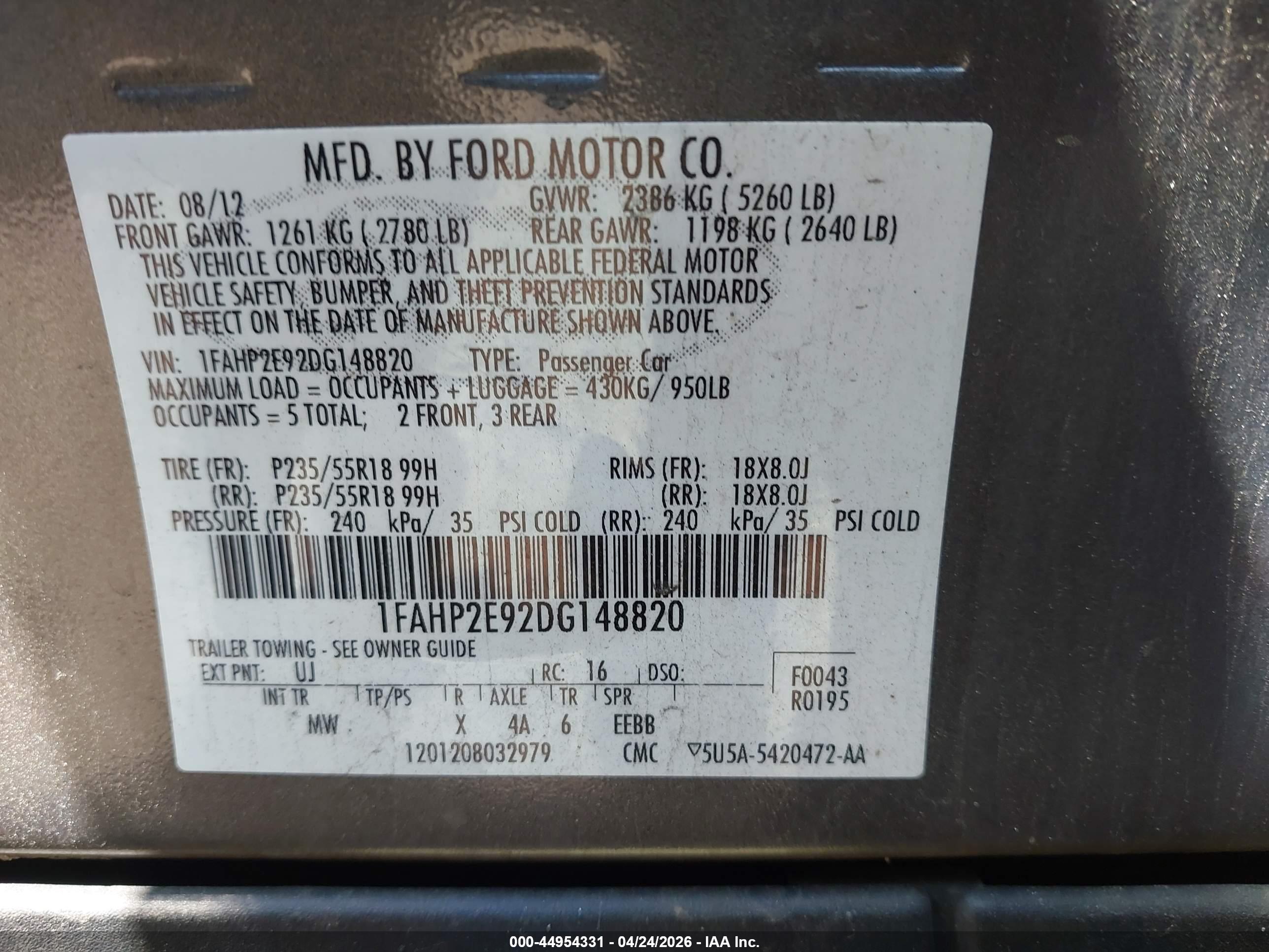 FORD TAURUS image 9