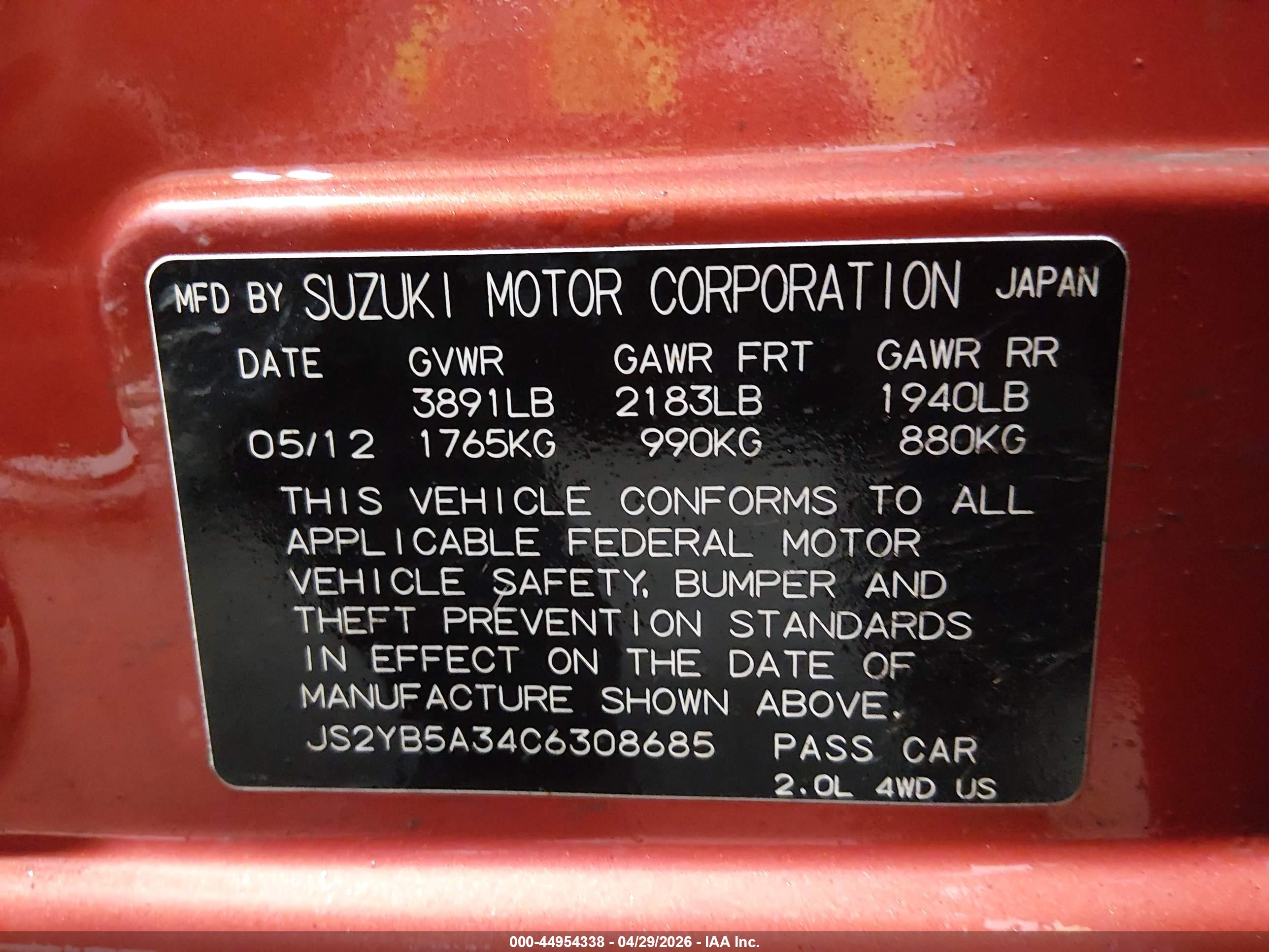 SUZUKI SX4 image 9