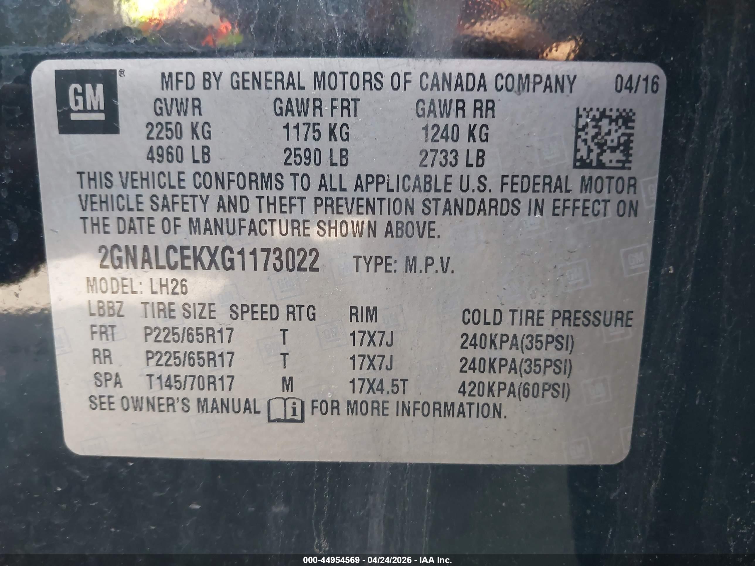 CHEVROLET EQUINOX image 9