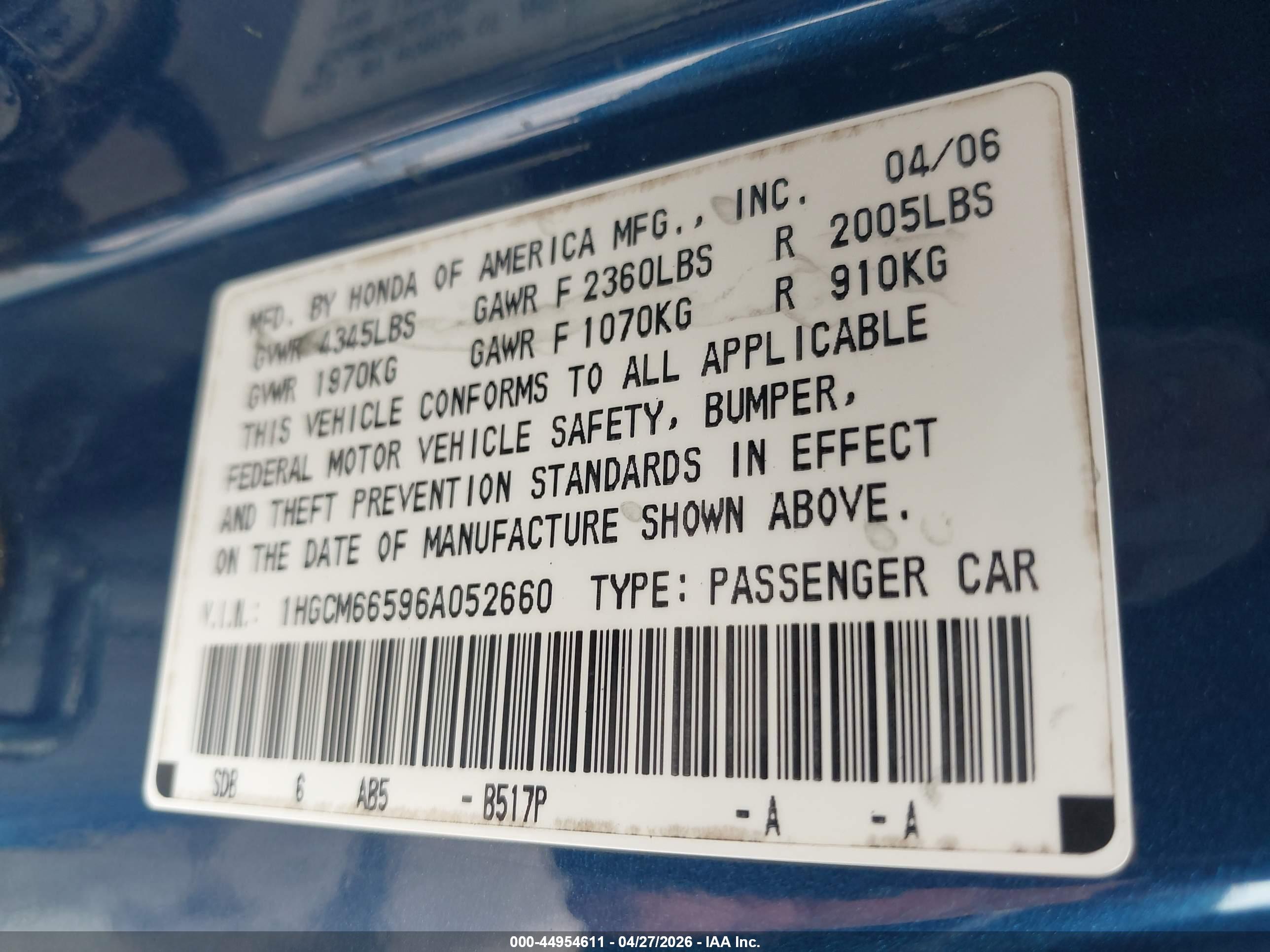 HONDA ACCORD image 9