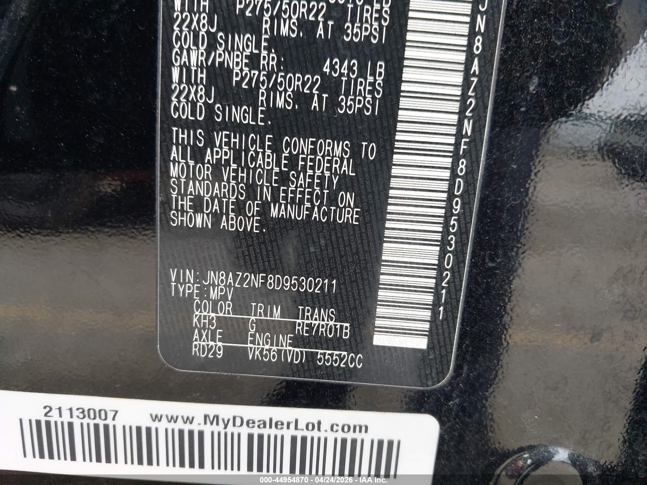 INFINITI QX56 image 9