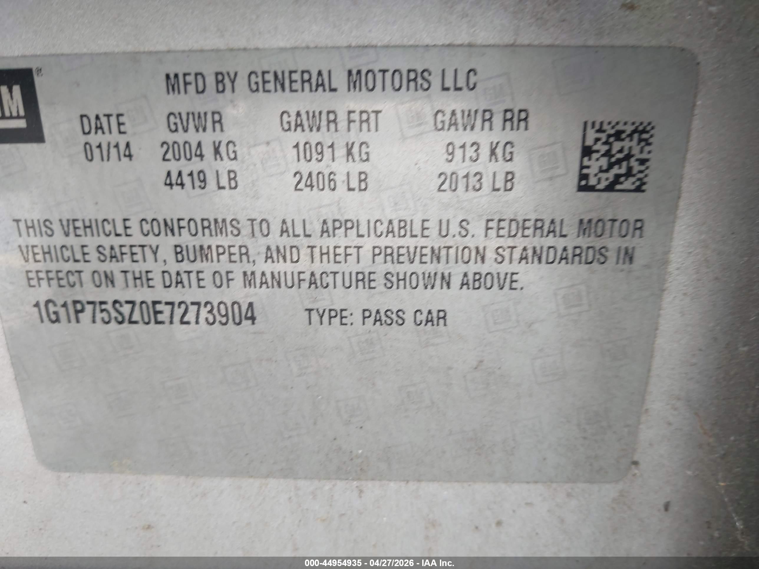 CHEVROLET CRUZE image 9