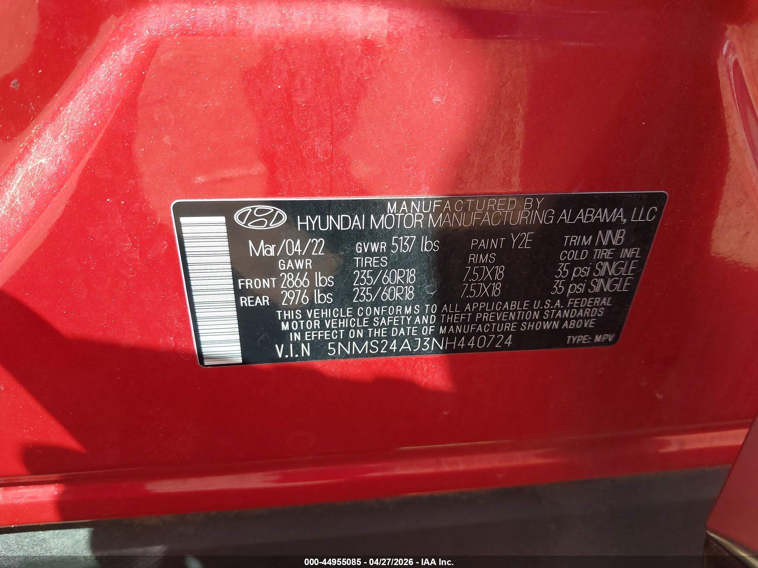 HYUNDAI SANTA image 9