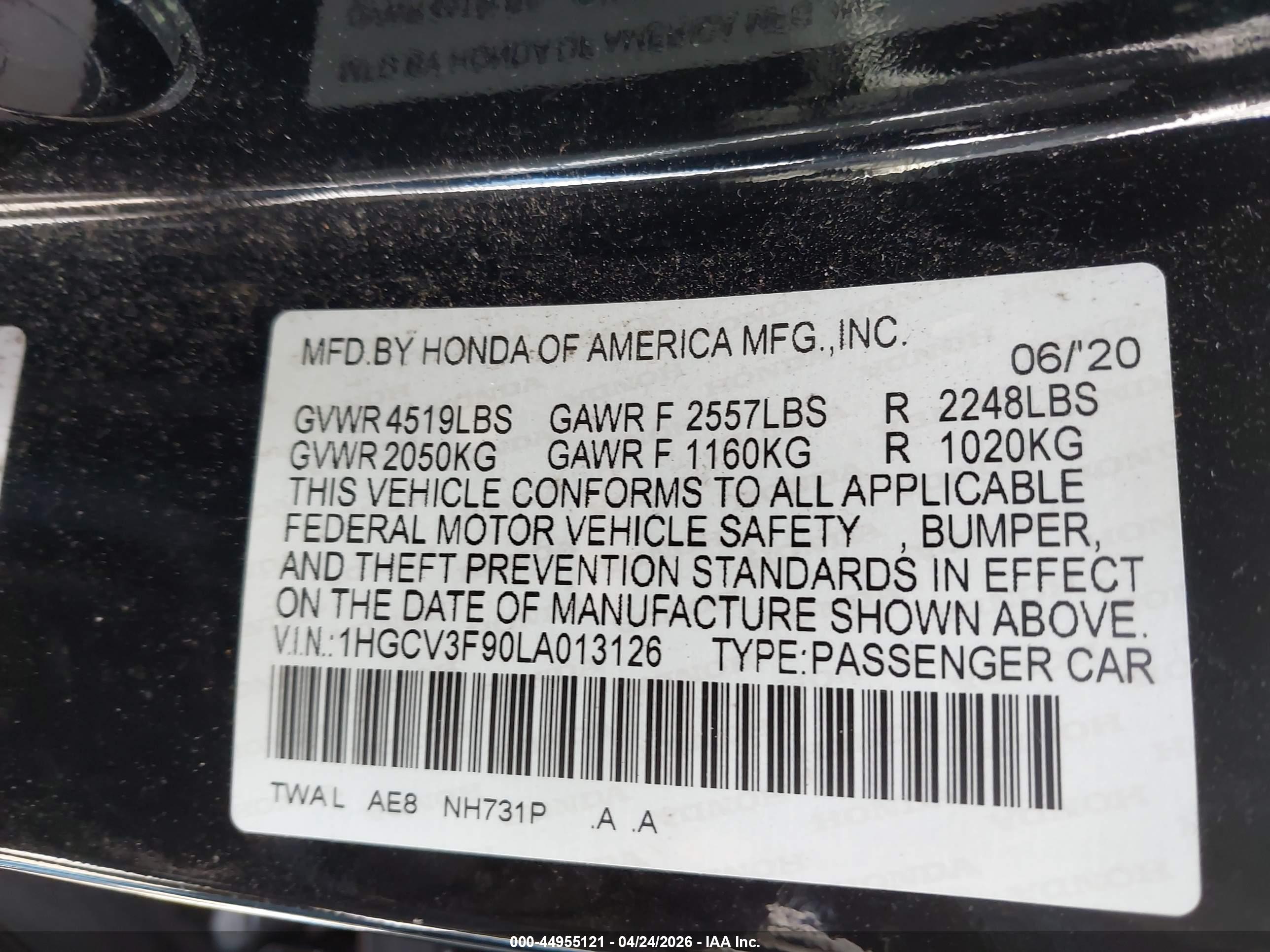 HONDA ACCORD image 9