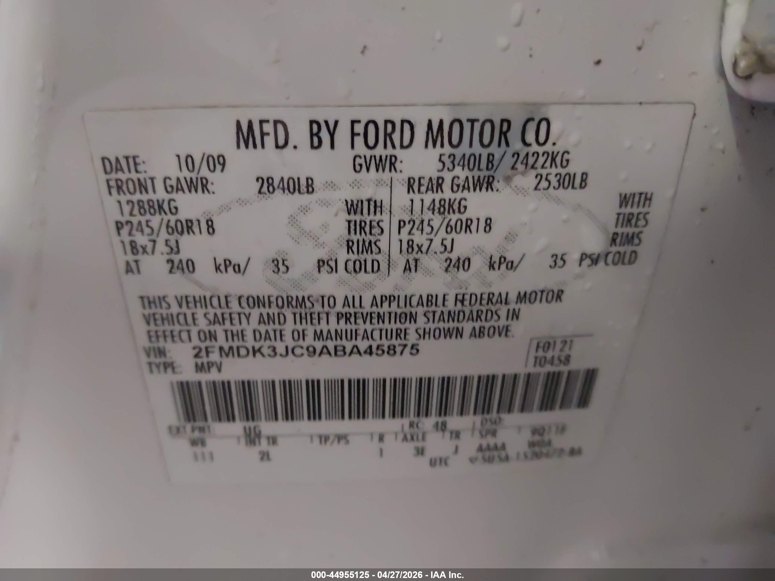 FORD EDGE image 9