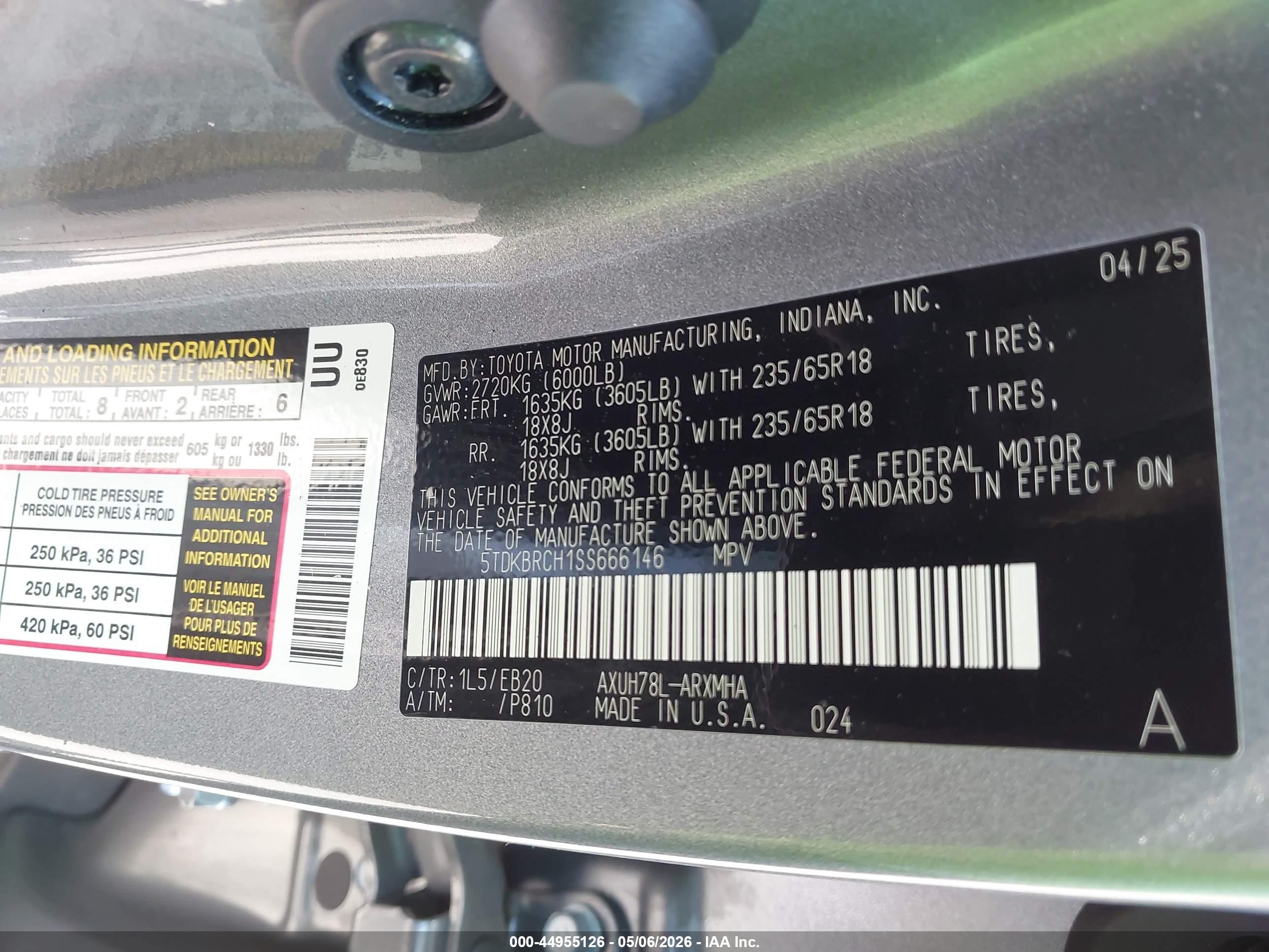 TOYOTA HIGHLANDER image 9