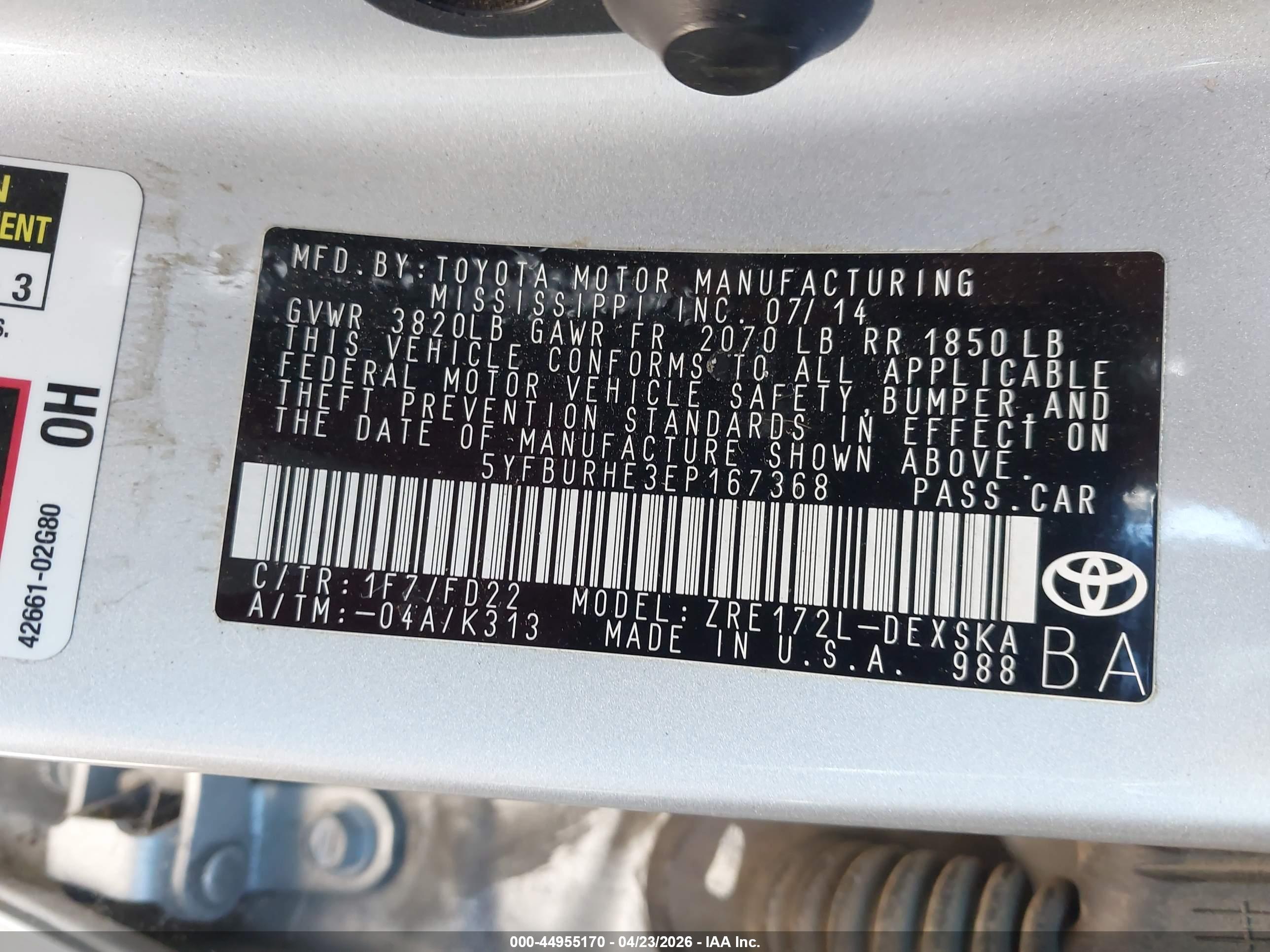TOYOTA COROLLA image 9