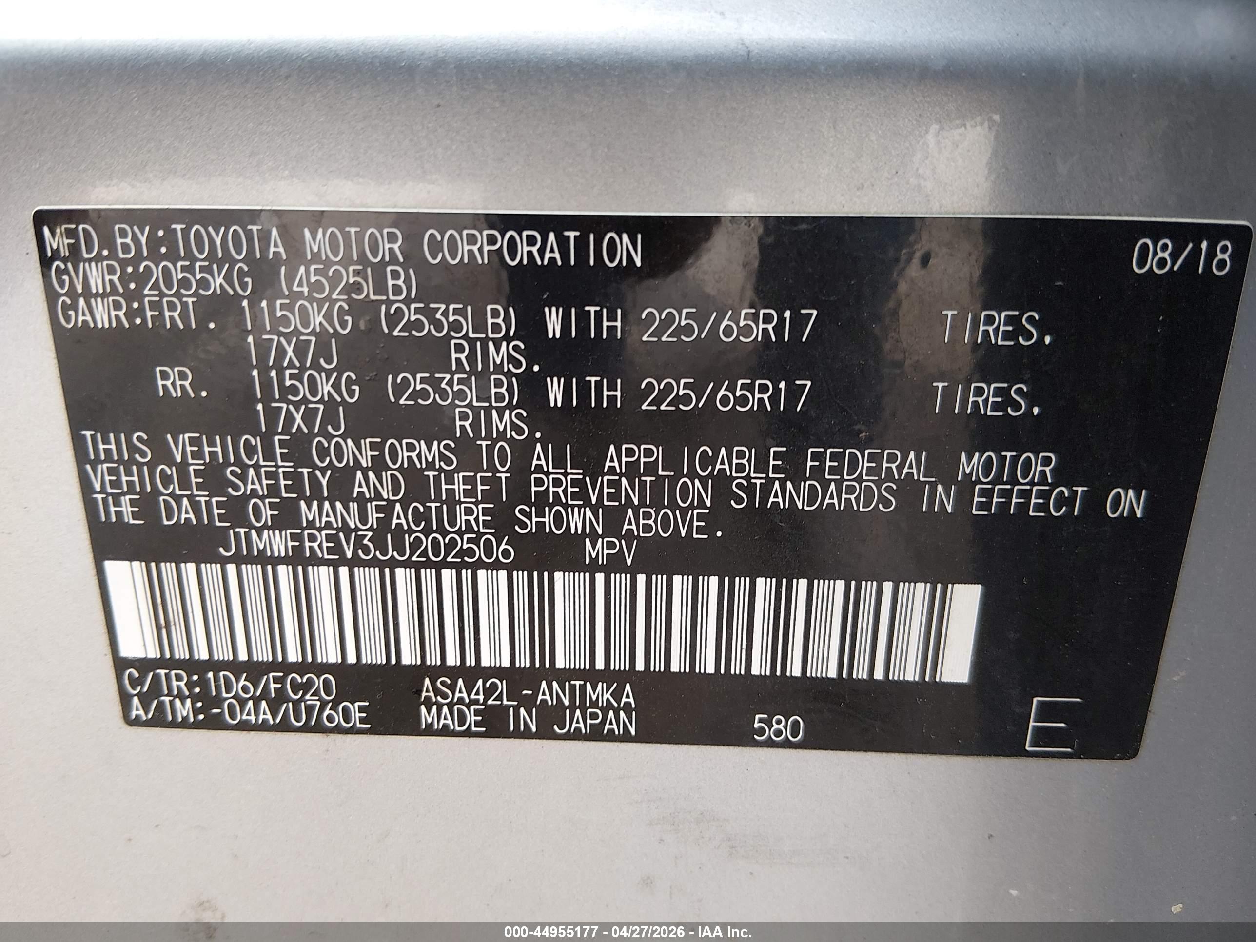 TOYOTA RAV4 image 9