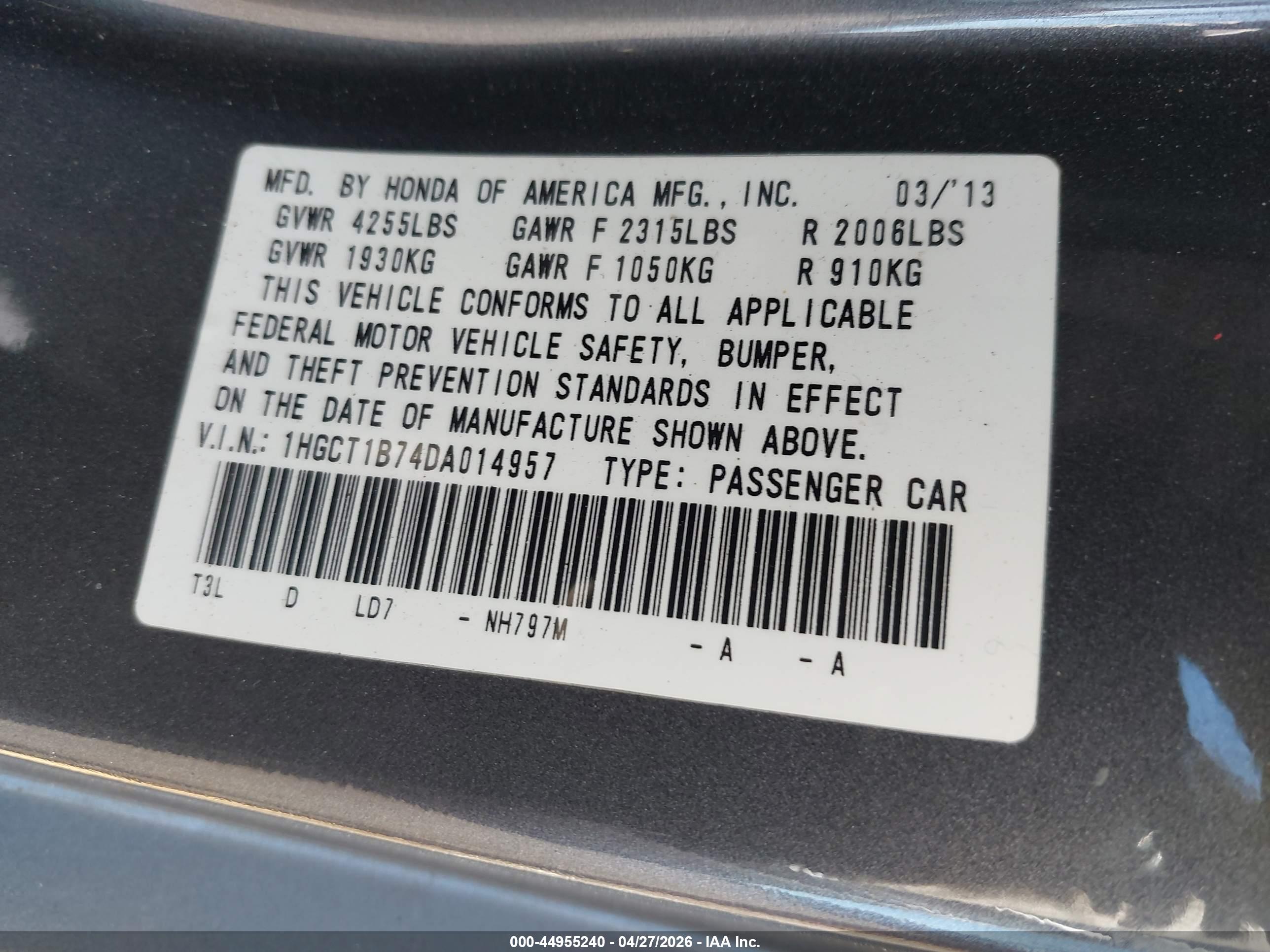 HONDA ACCORD image 9