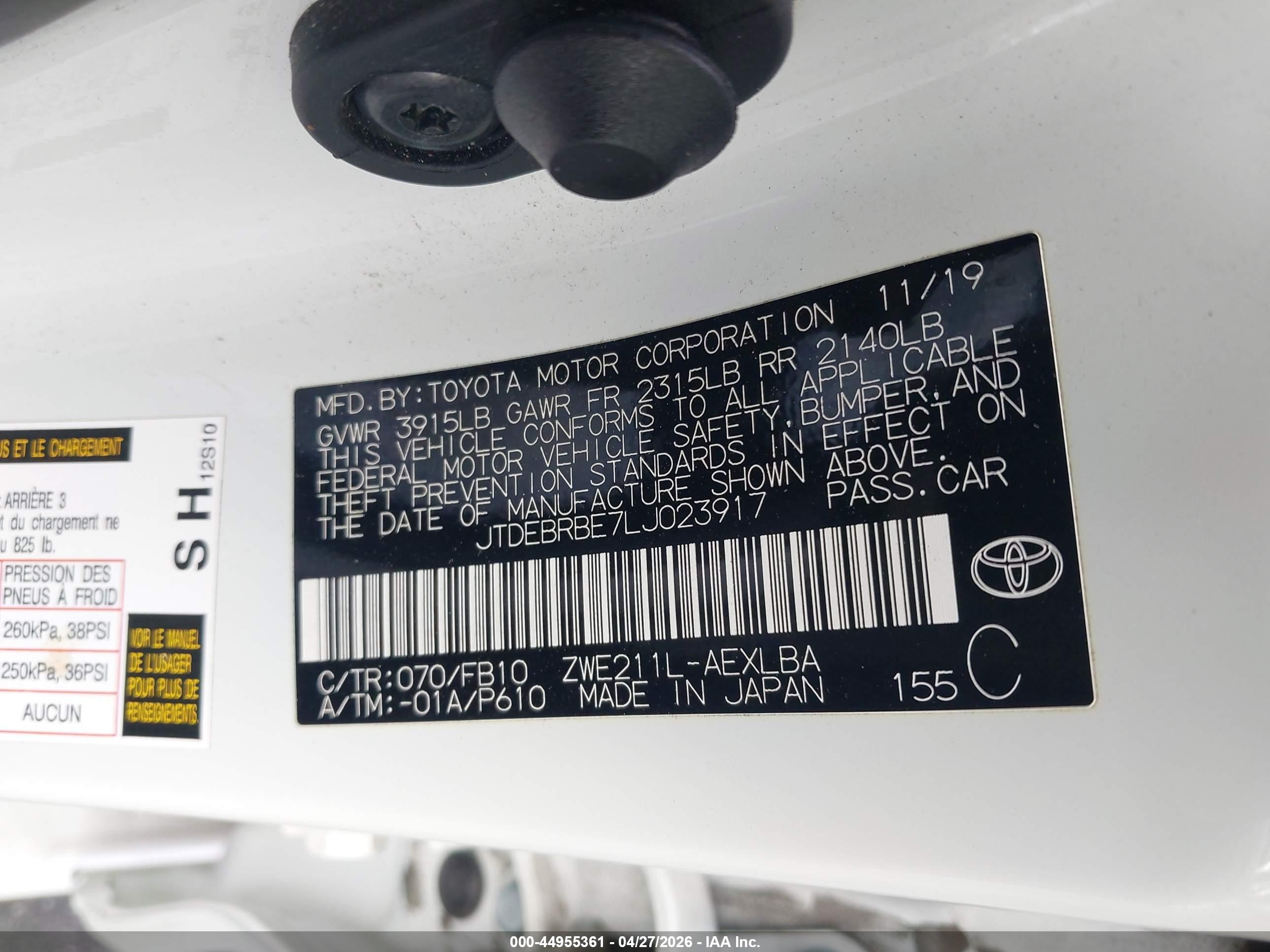TOYOTA COROLLA image 9