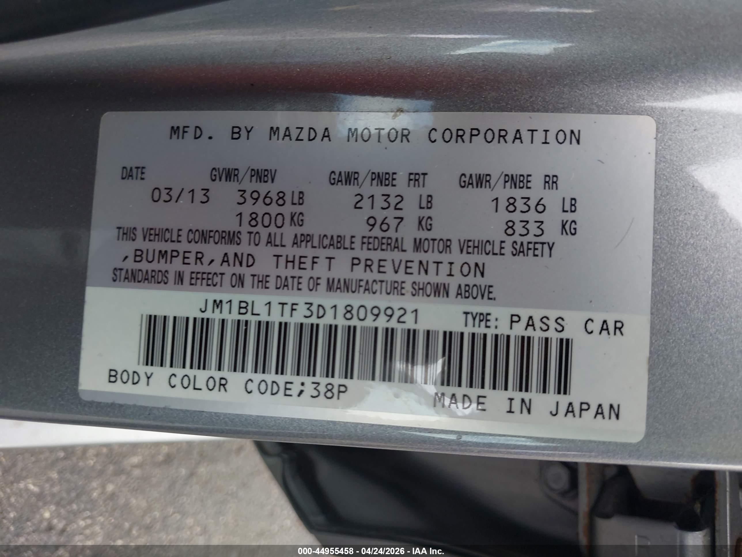 MAZDA MAZDA3 image 9