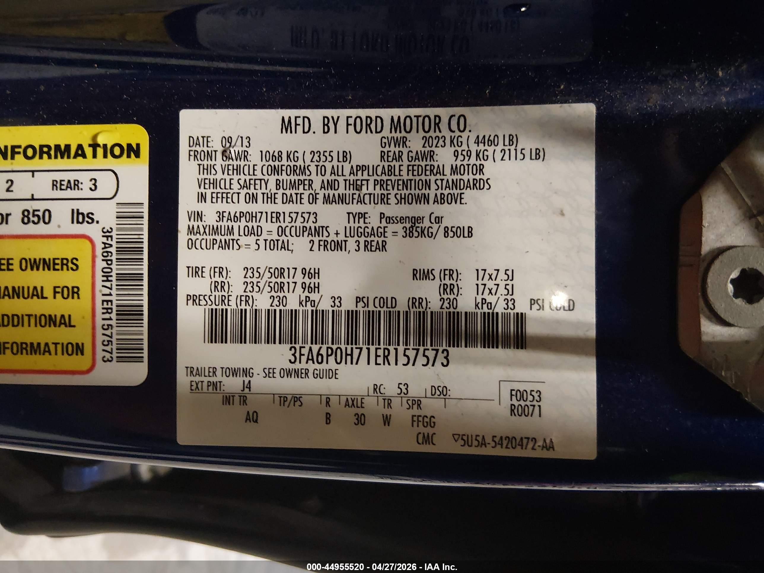 FORD FUSION image 9