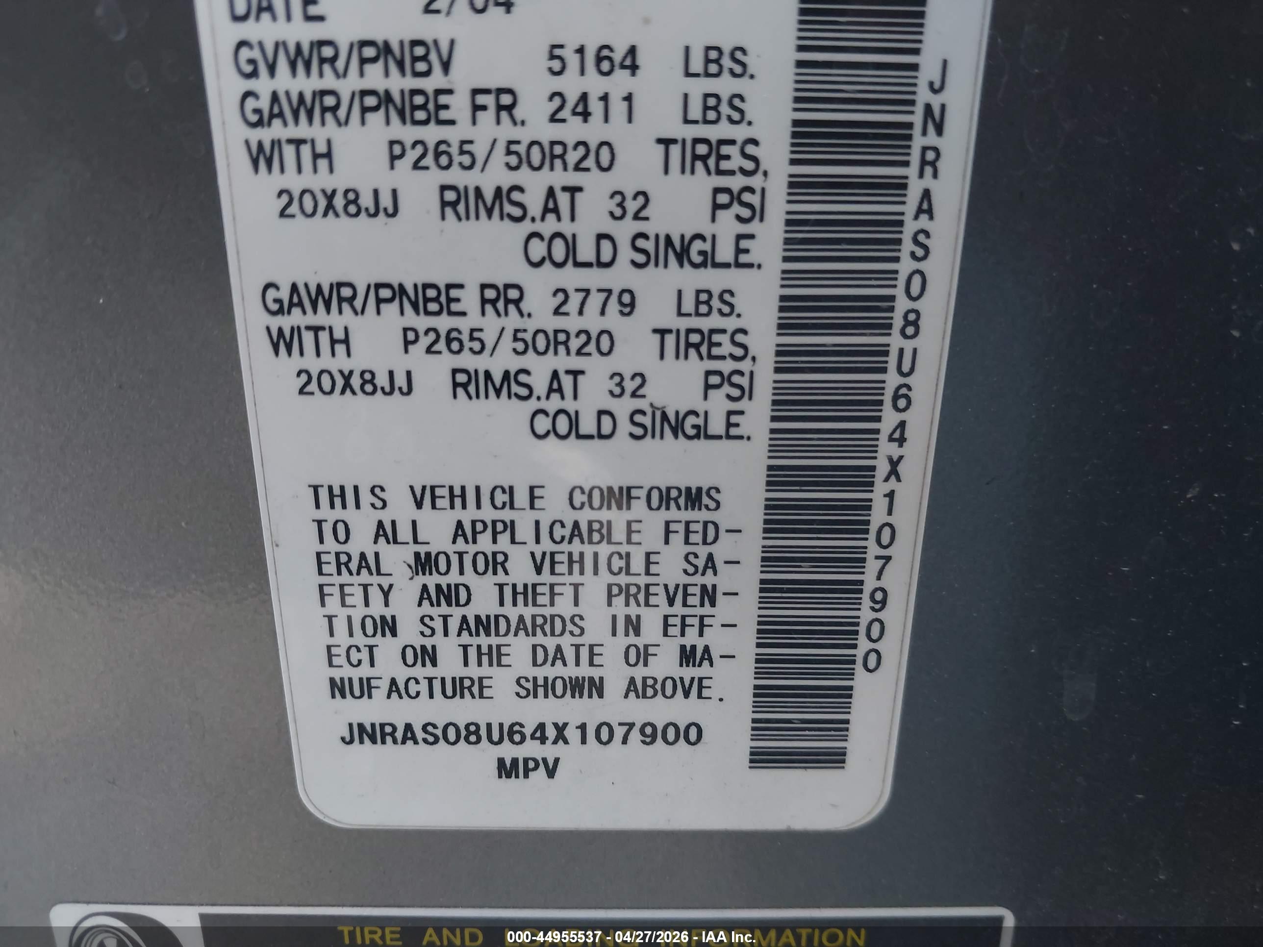 INFINITI FX35 image 9